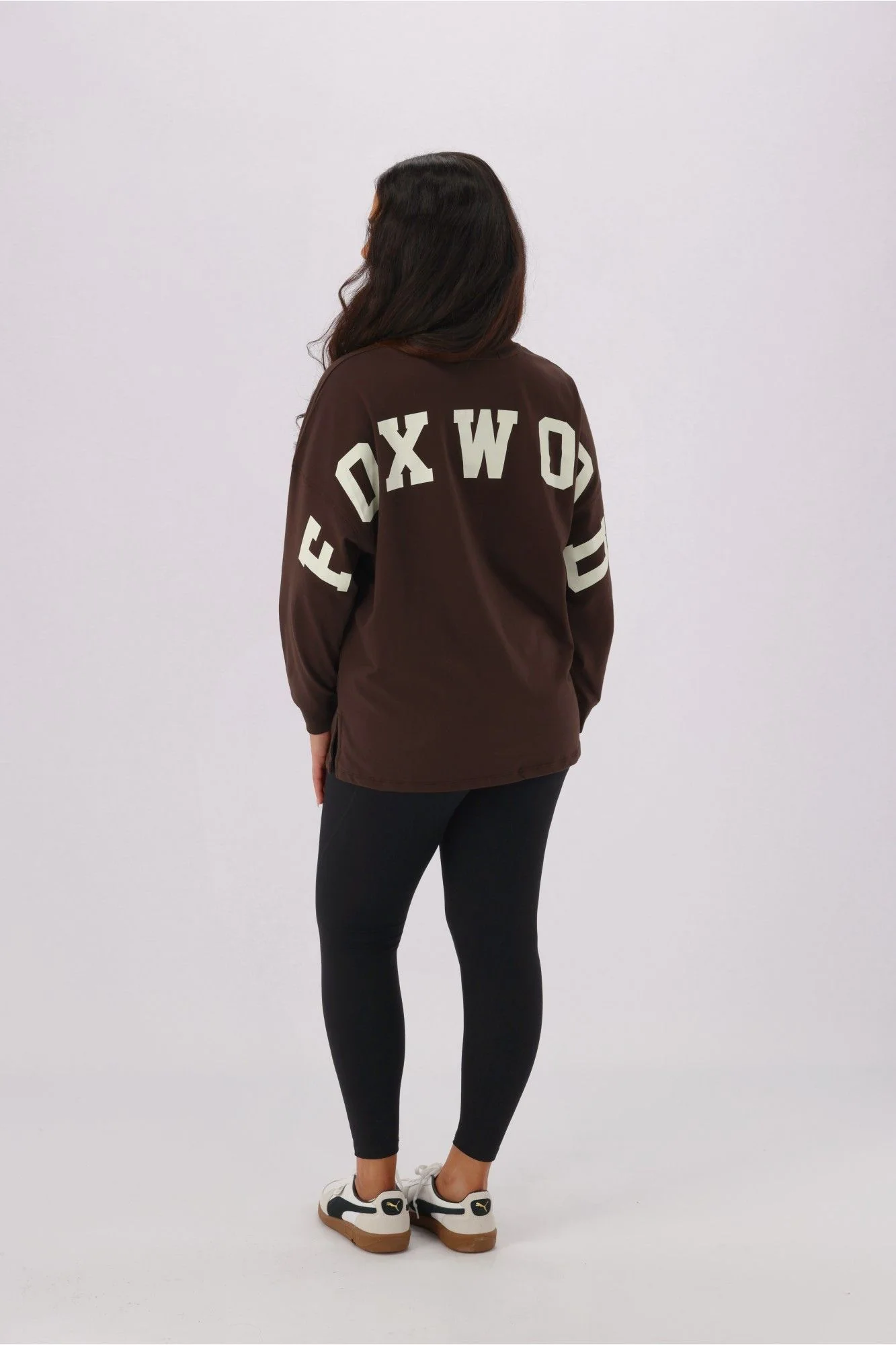 Foxwood Interval Long Sleeve Coffee Bean With Vintage White - Image 9