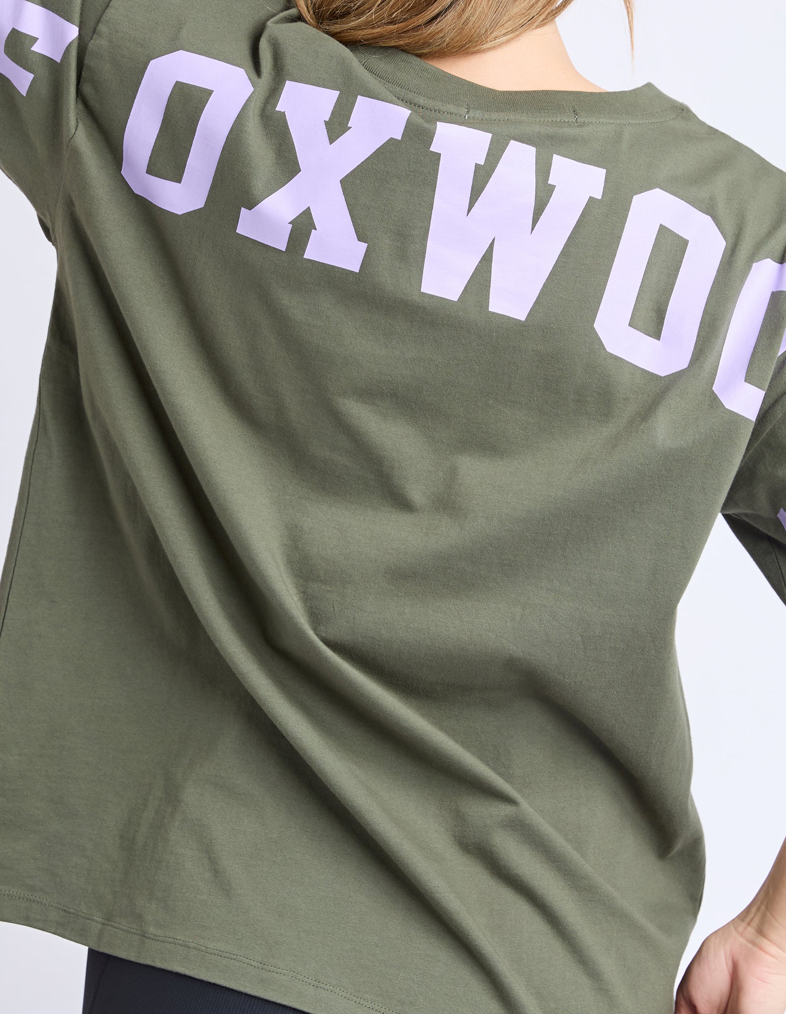 Foxwood Interval Tee Khaki Lilac - Image 7