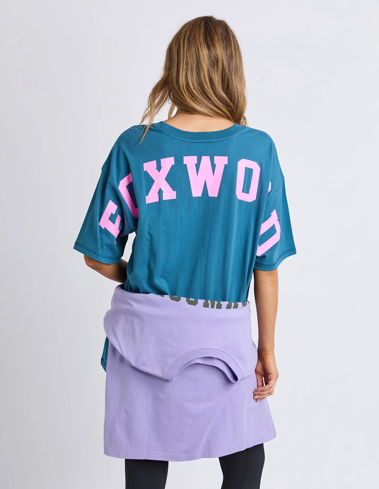 Foxwood Interval Tee Ocean Neon Pink