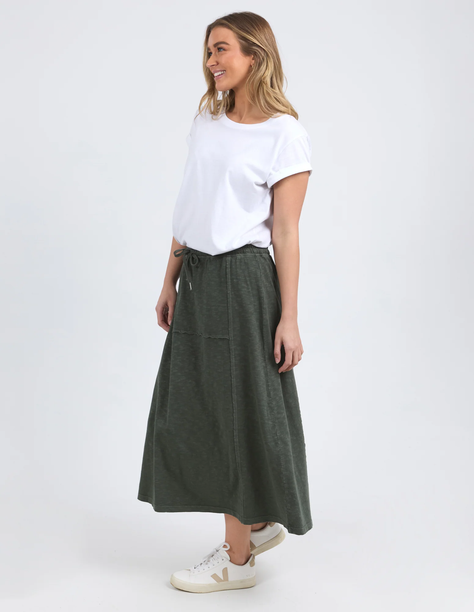 Foxwood Jayne Skirt Khaki - Image 3