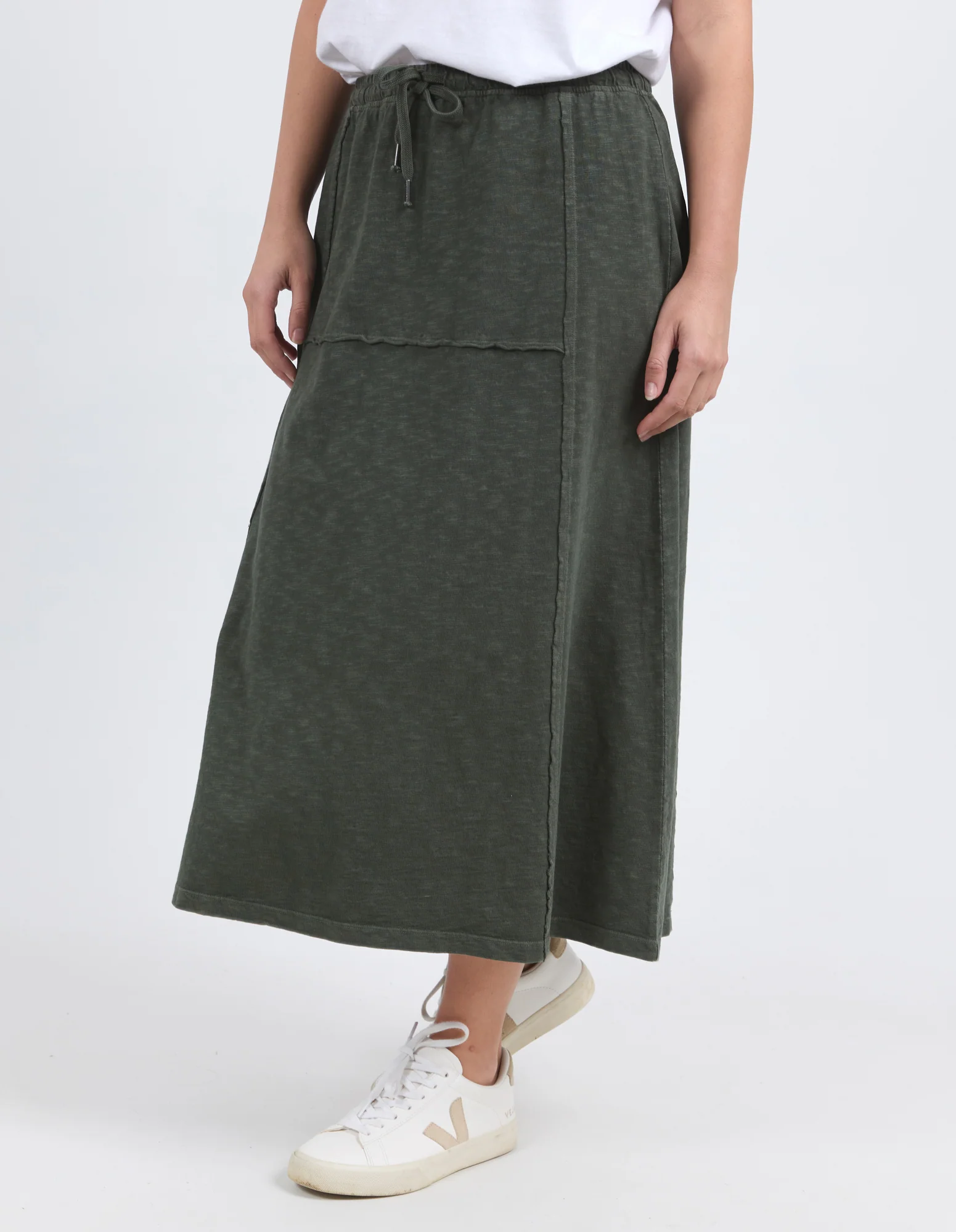 Foxwood Jayne Skirt Khaki - Image 4