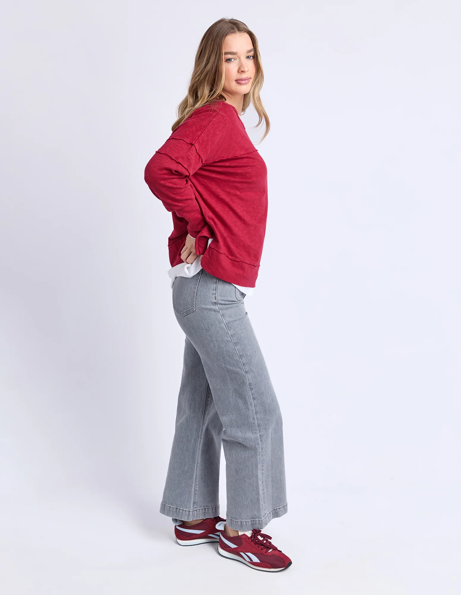 Foxwood Jayne Throw On Top Rhubarb - Image 5