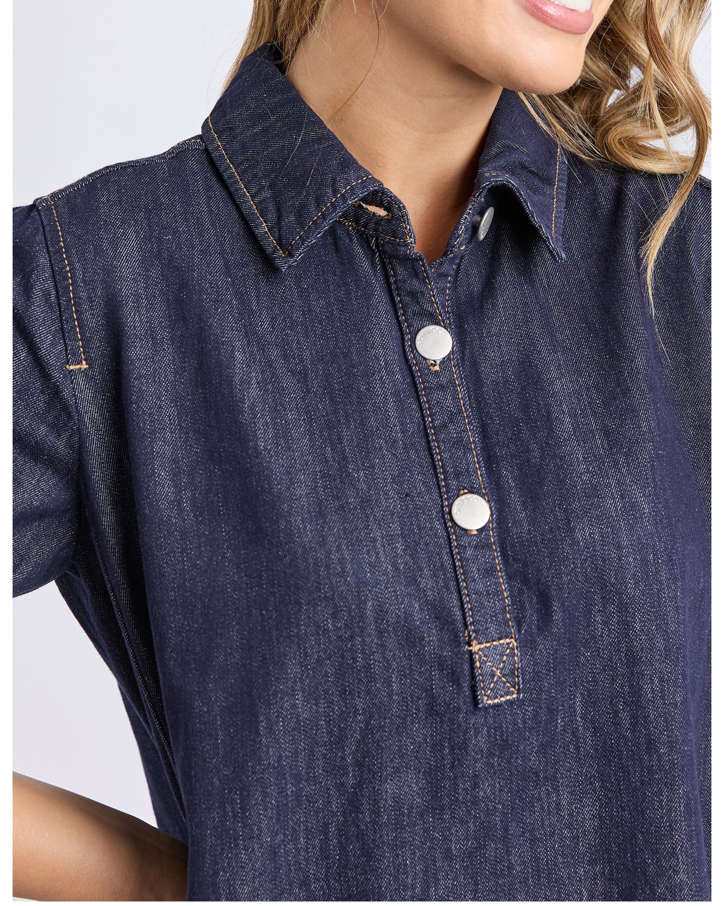 Foxwood Julian Dress Dark Blue - Image 4