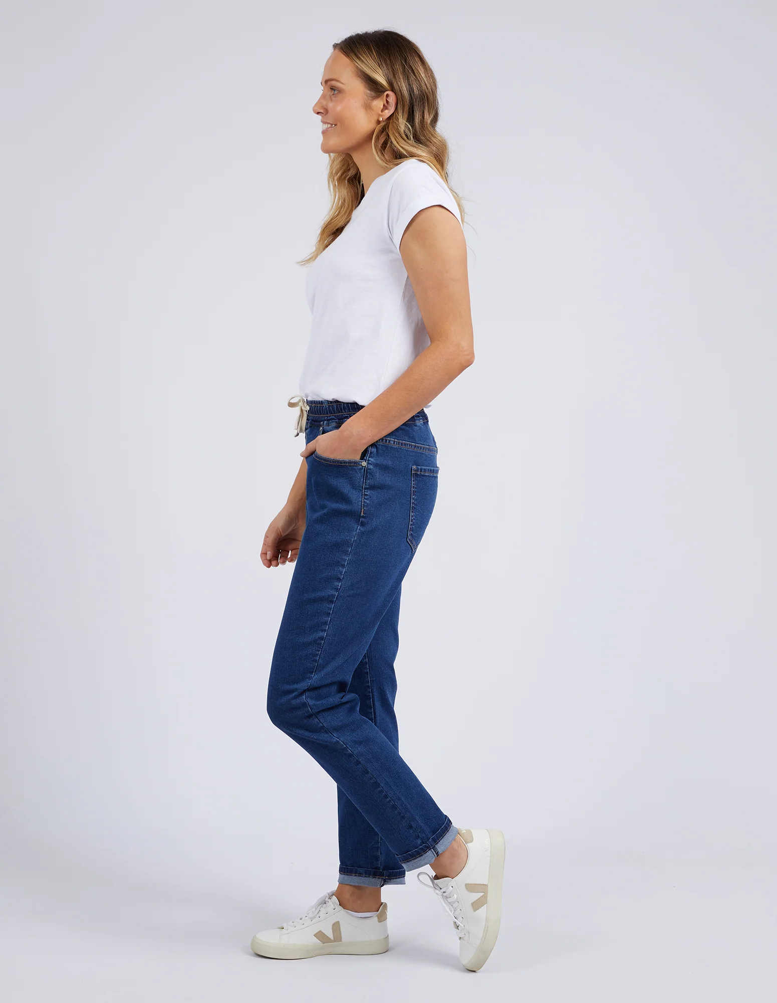 Foxwood Juliette Jogger Jean Blue - Image 3