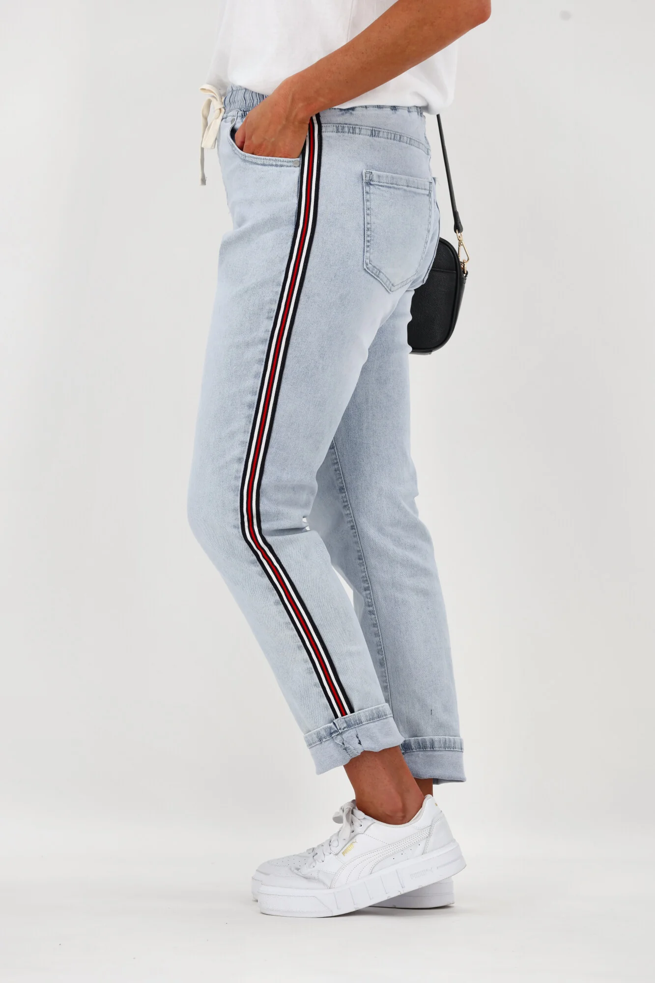 Foxwood Juliette Taped Jogger Vintage Pale Blue - Image 2