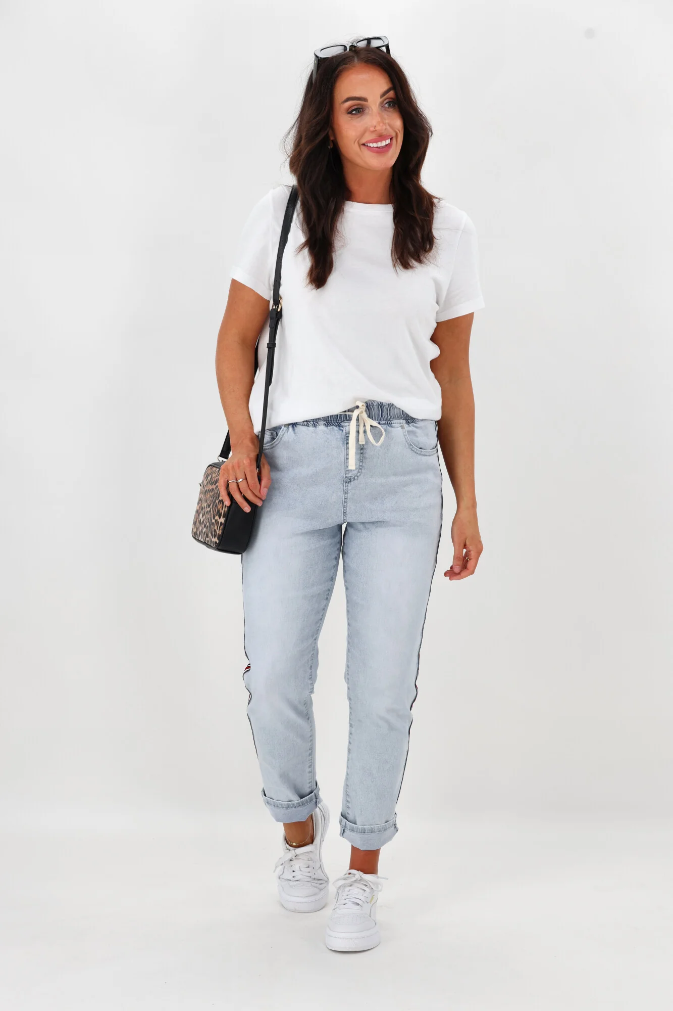 Foxwood Juliette Taped Jogger Vintage Pale Blue - Image 5
