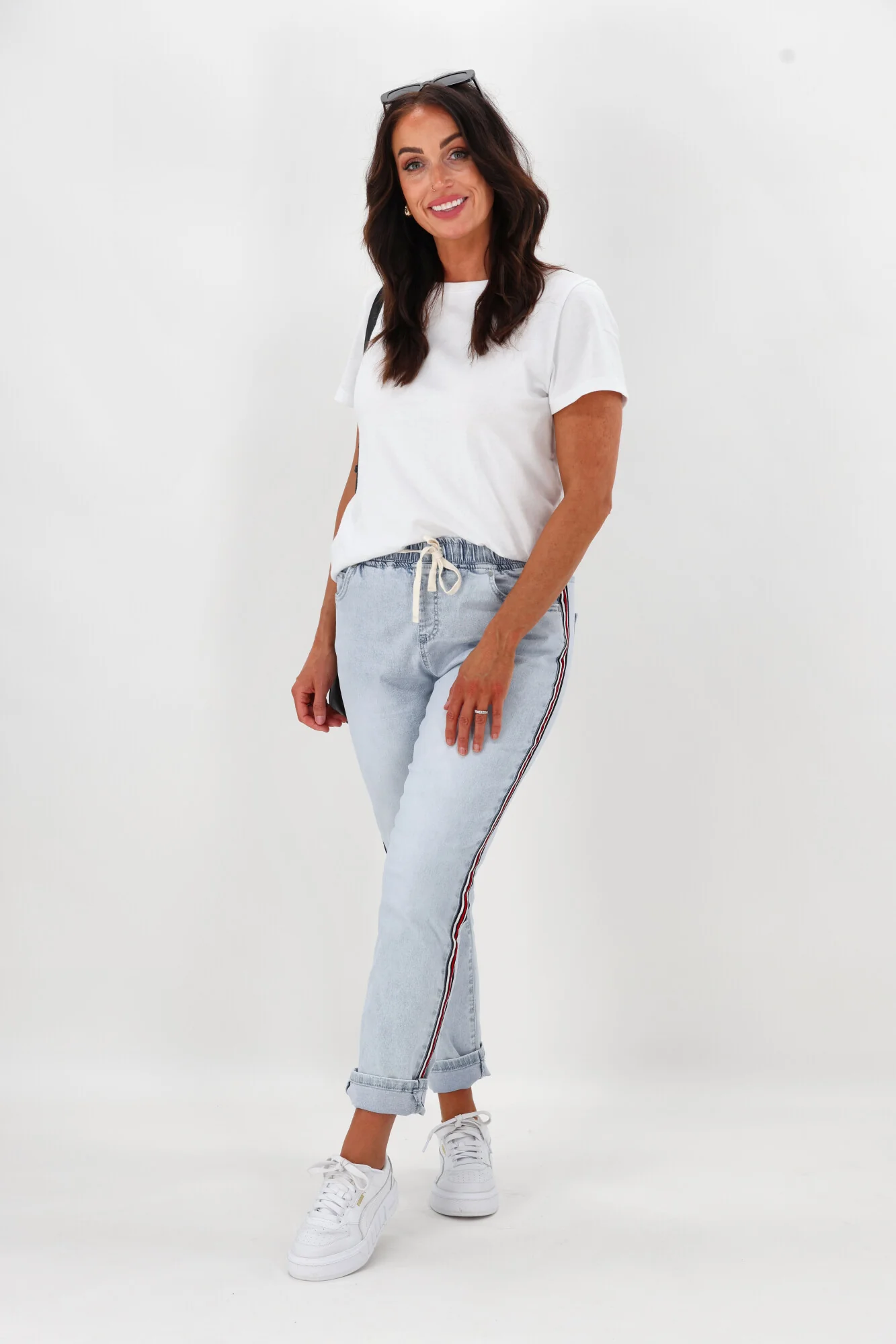 Foxwood Juliette Taped Jogger Vintage Pale Blue - Image 6