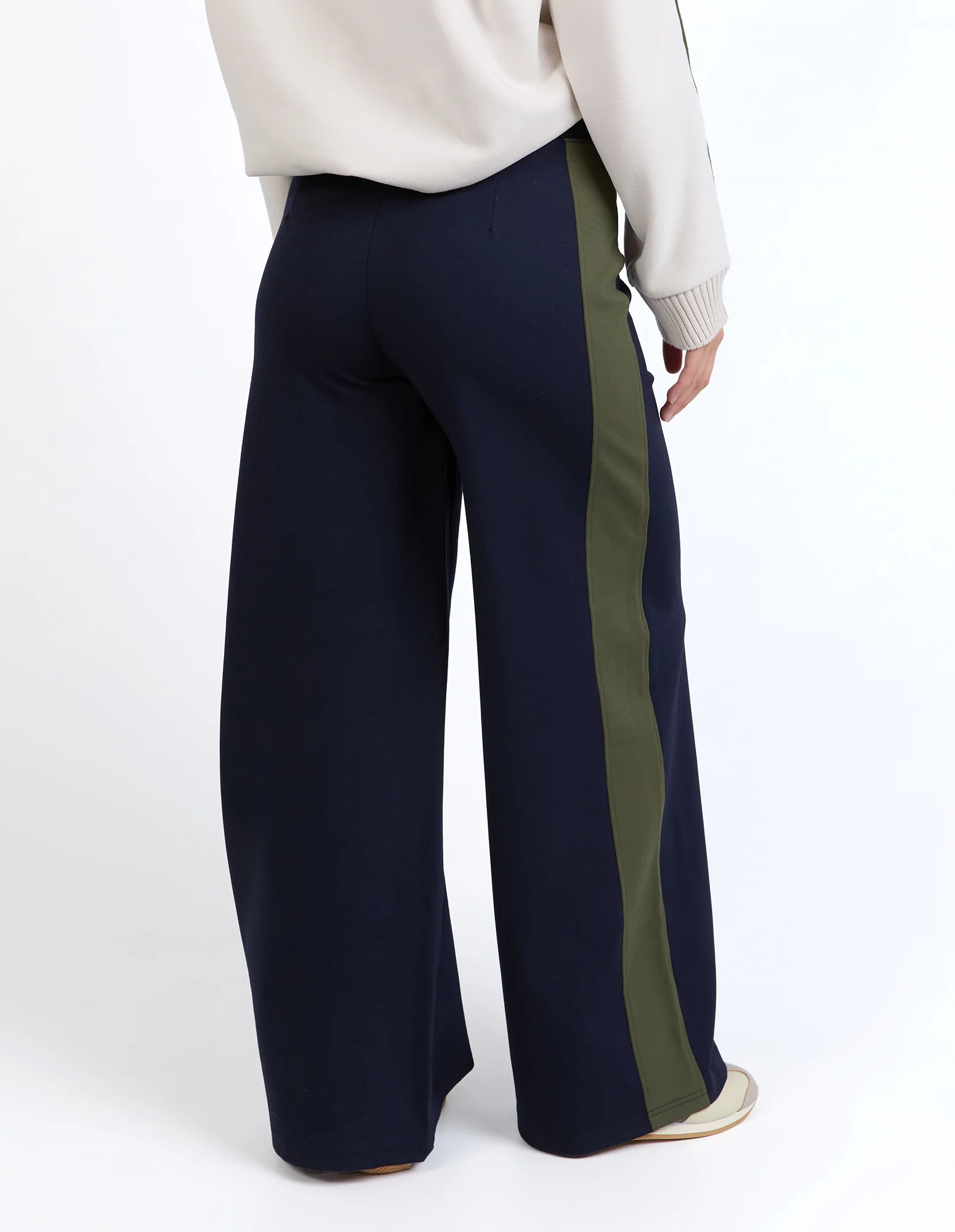 Foxwood Juno Pant Navy With Green - Image 10