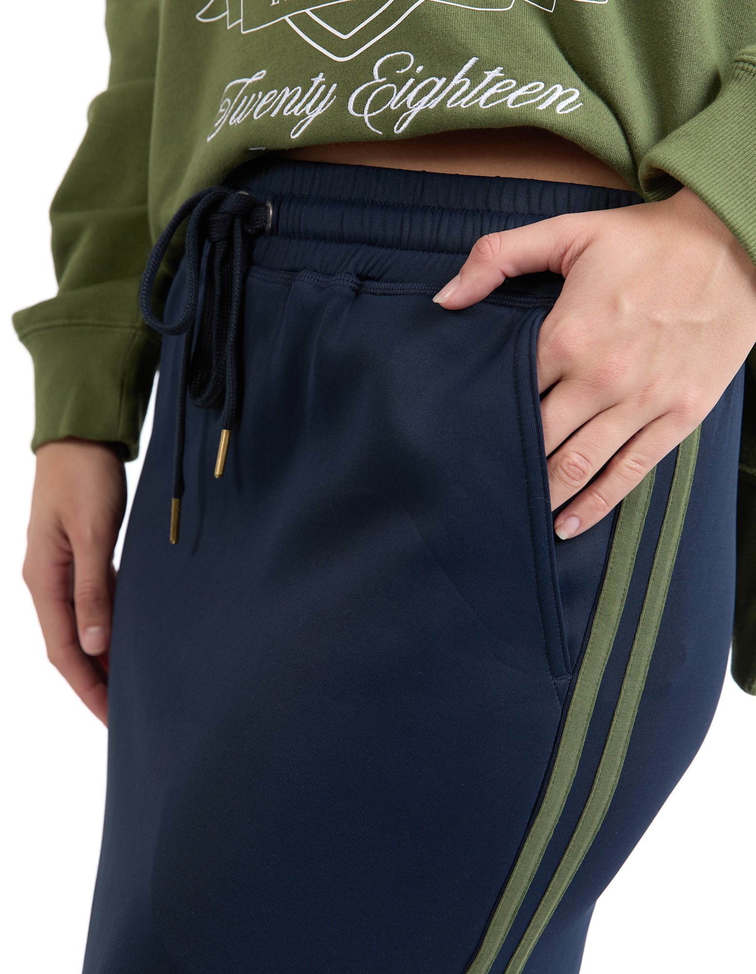 Foxwood Juno Skirt Navy With Green - Image 7
