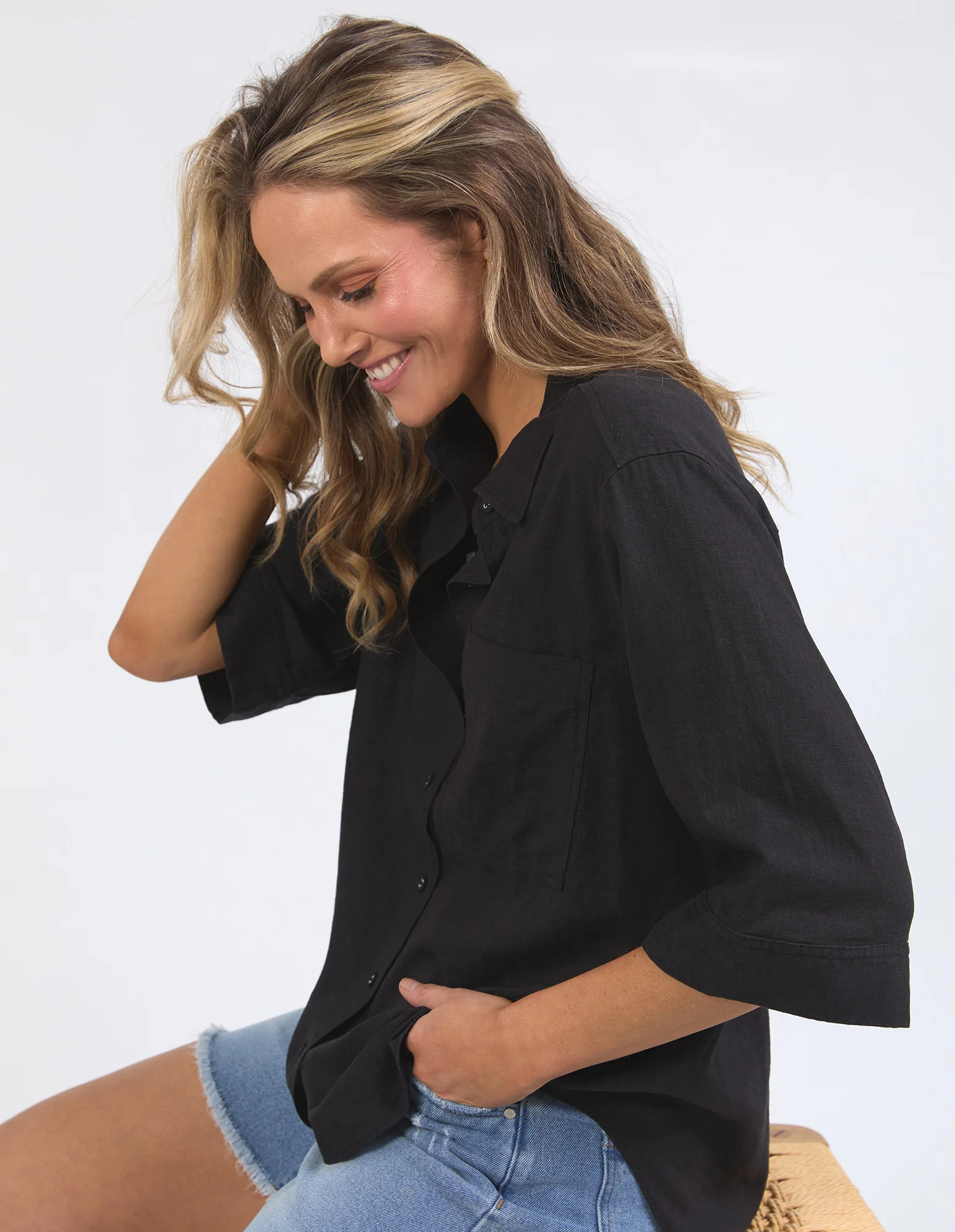 Foxwood Leah Shirt Black - Image 5
