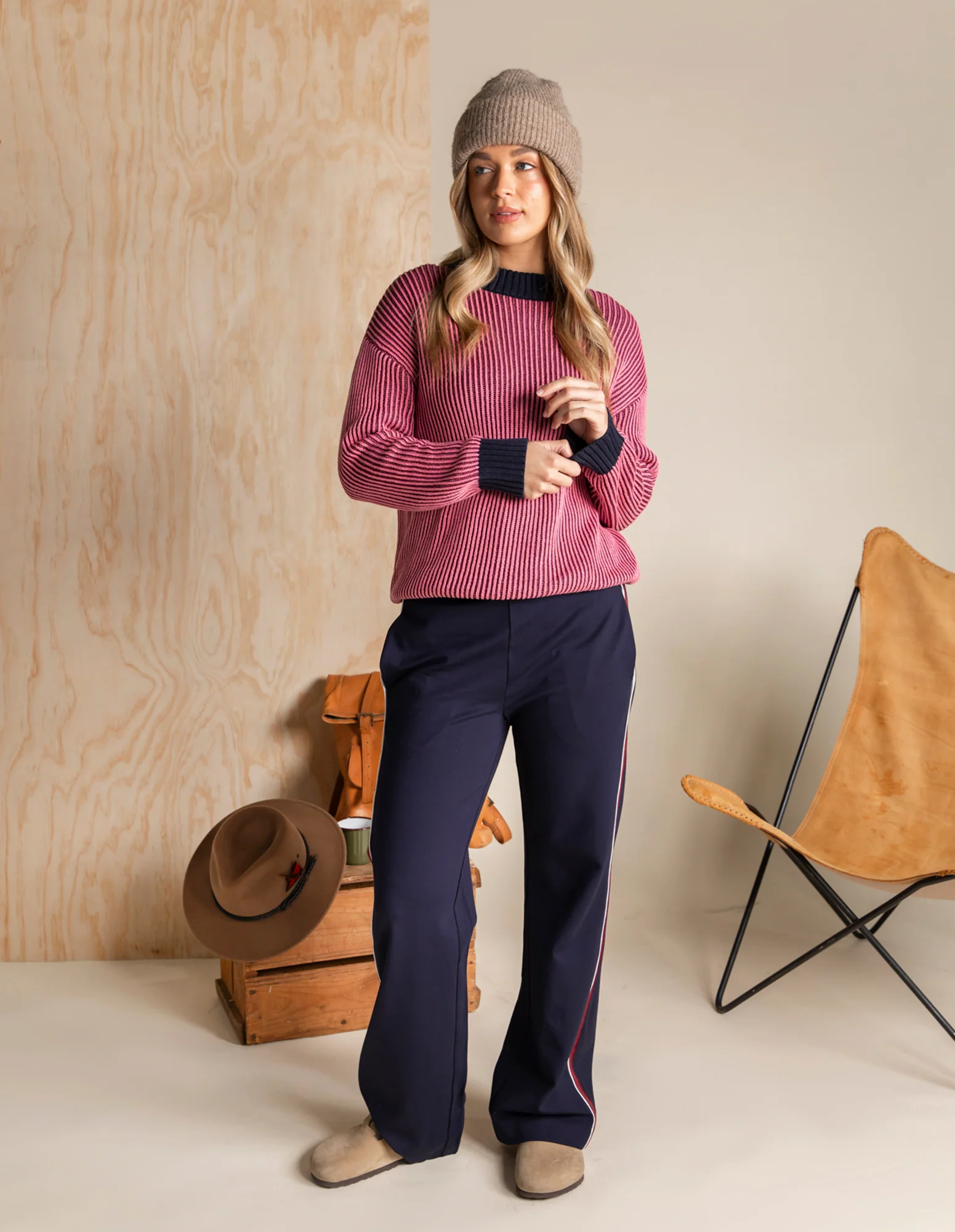 Foxwood London Pant Navy - Image 2