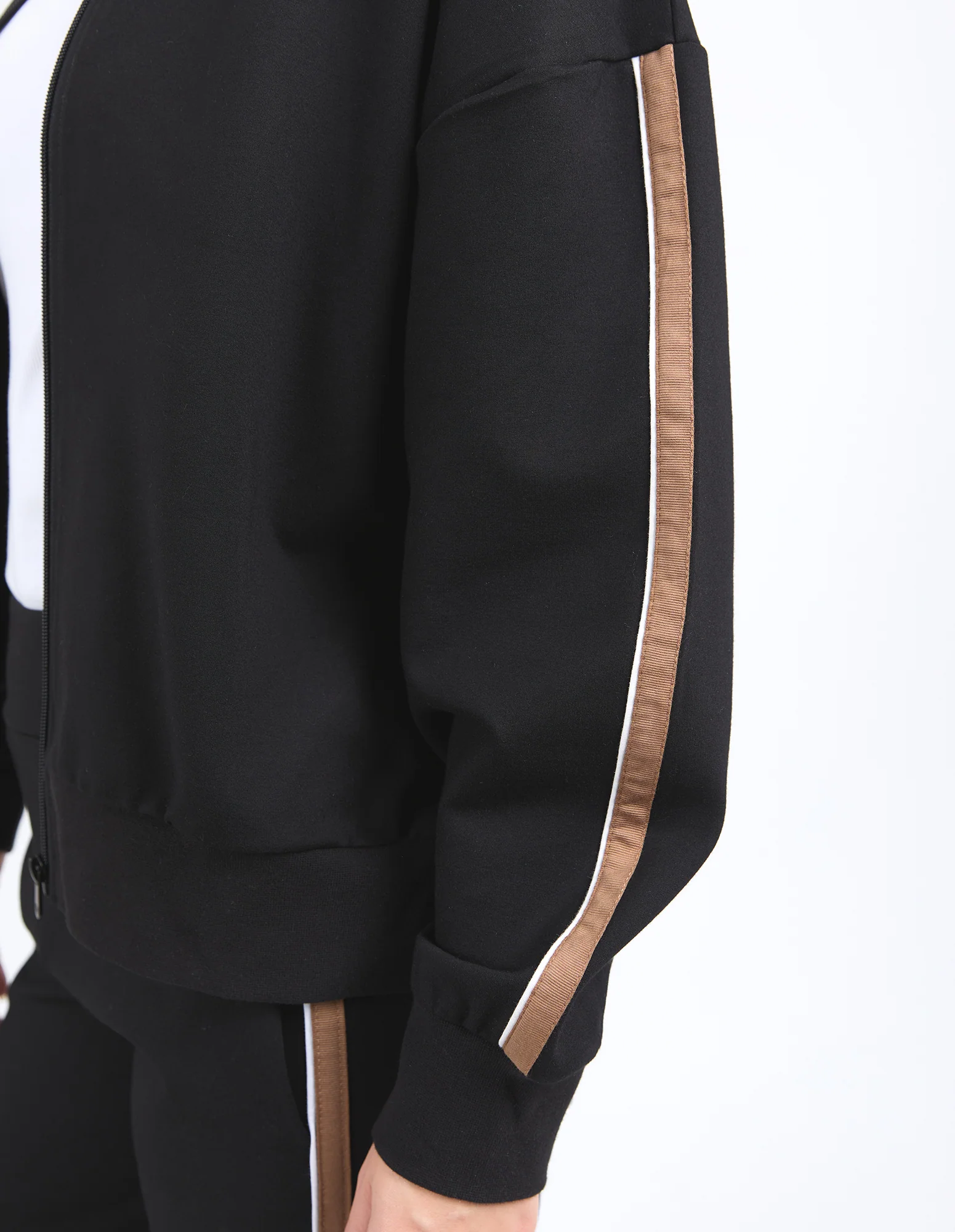 Foxwood London Zip Thru Jacket Black - Image 4
