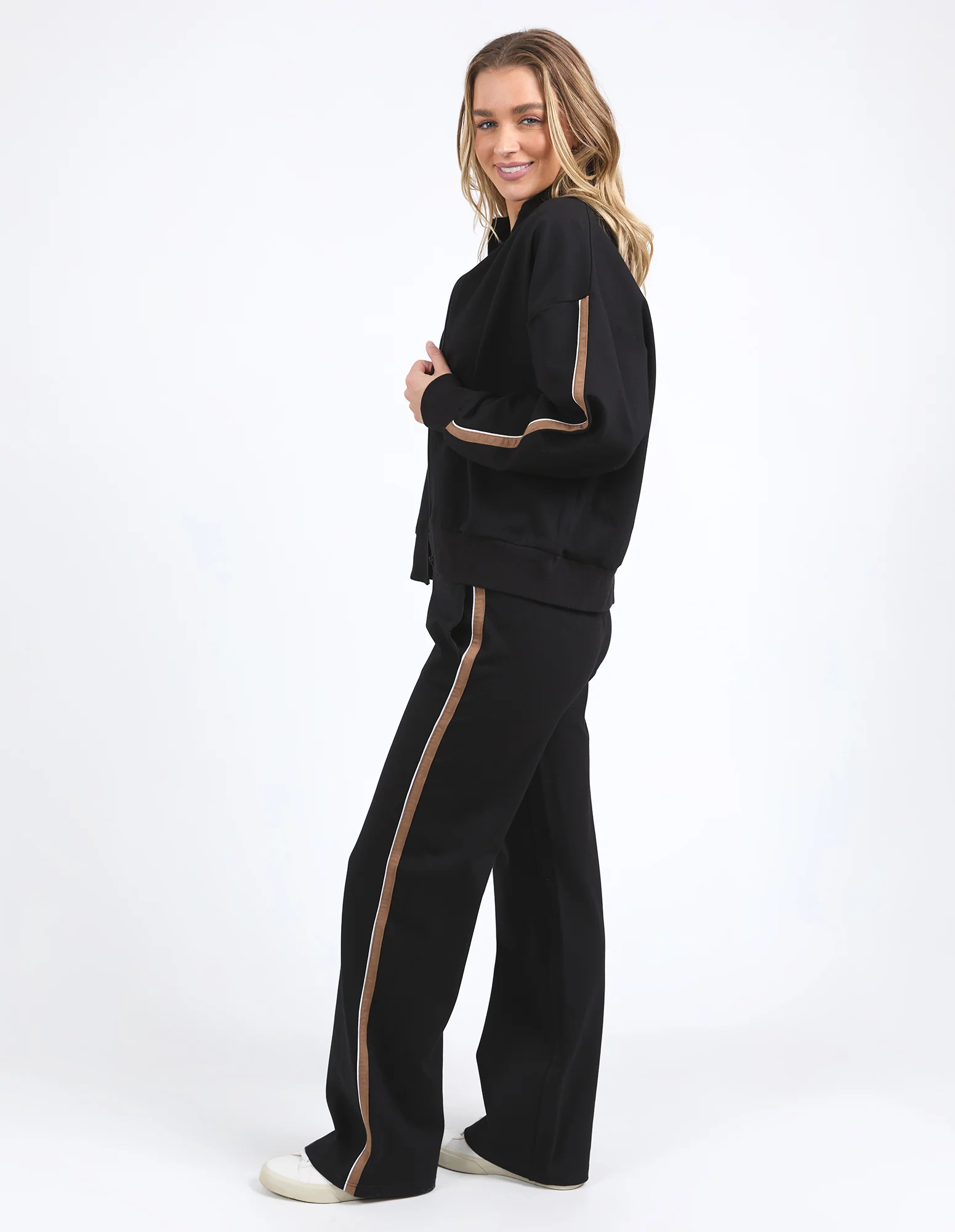Foxwood London Zip Thru Jacket Black - Image 5