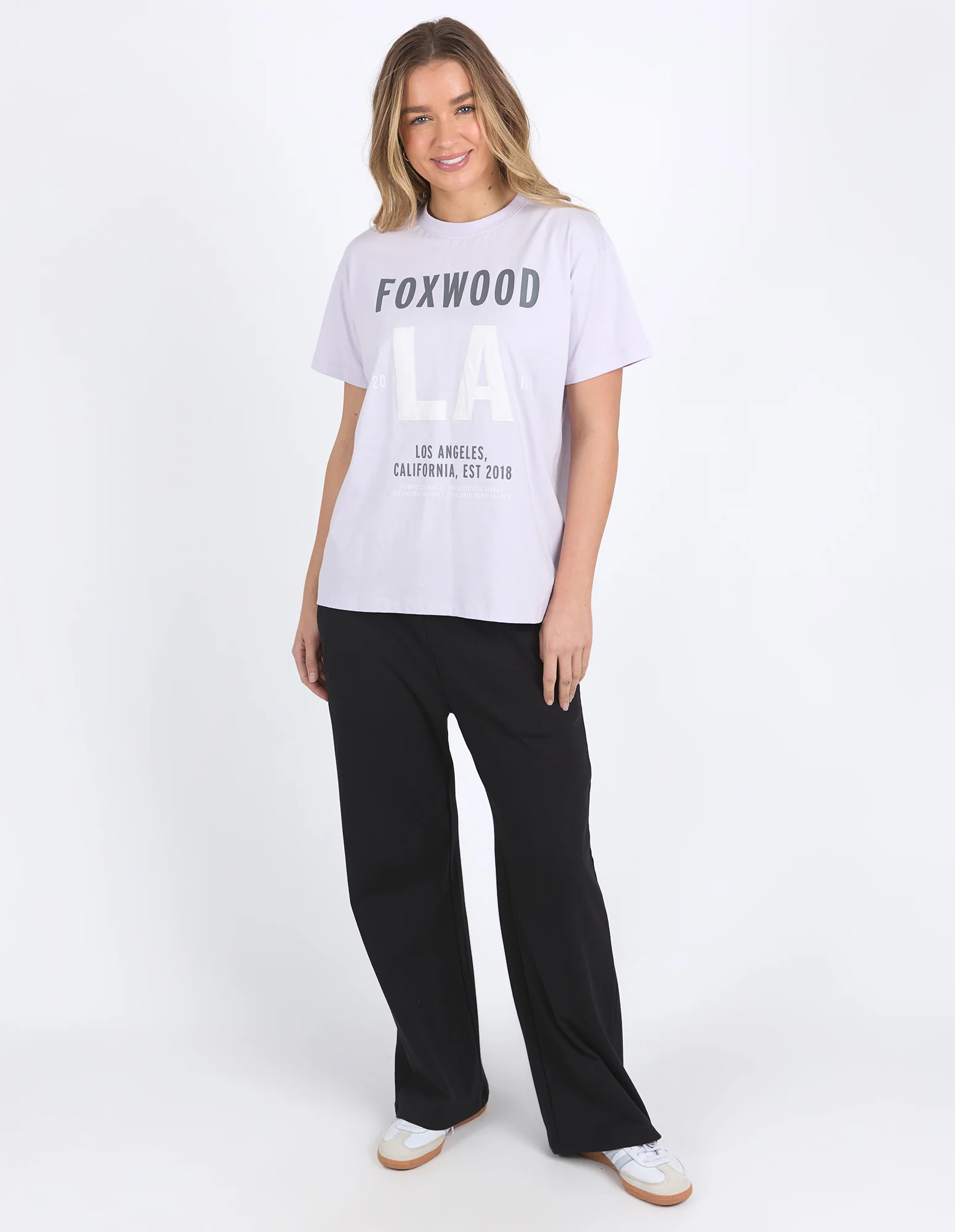 Foxwood Los Angeles Tee Lavender - Image 3