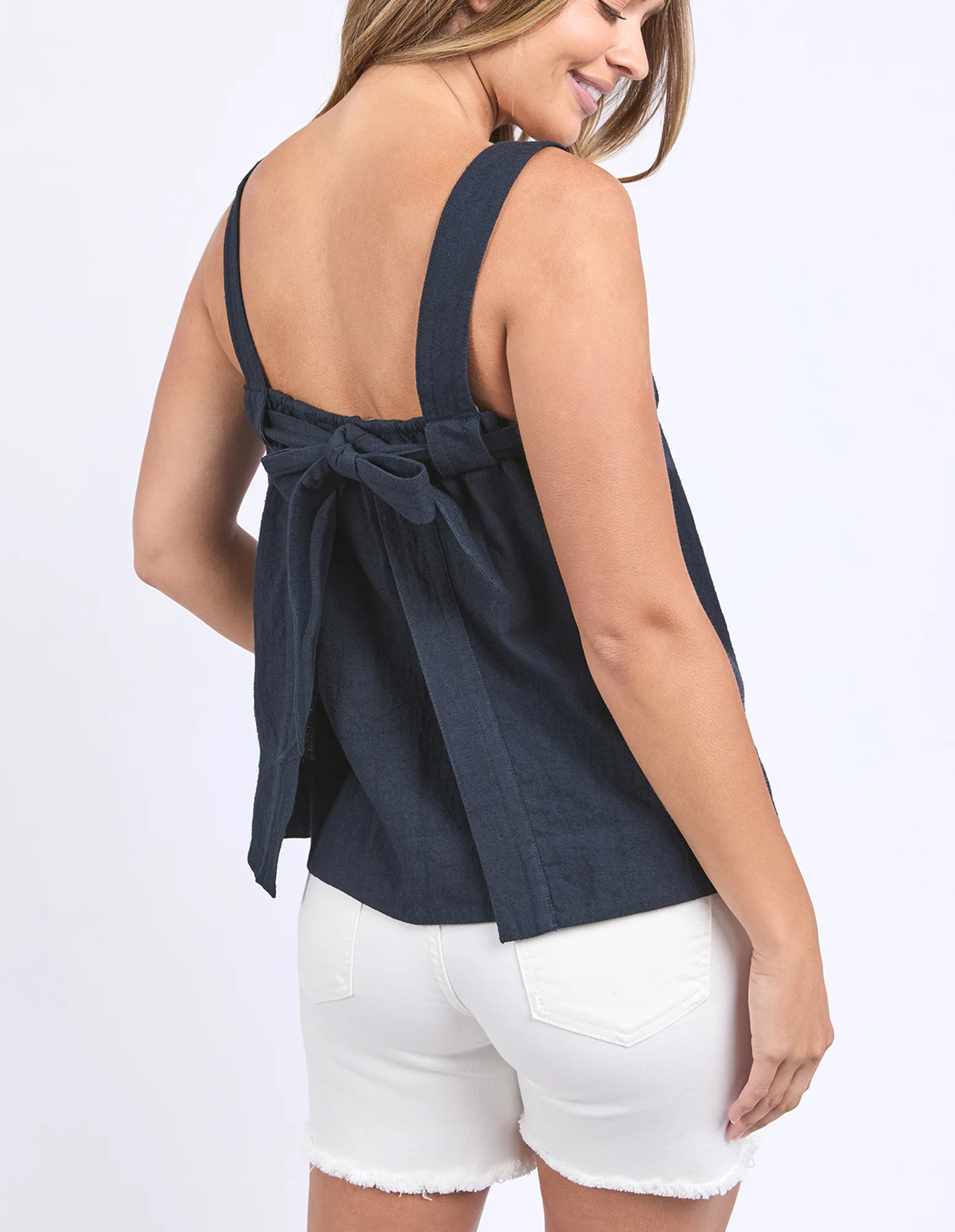 Foxwood Lourdes Top Navy - Image 6