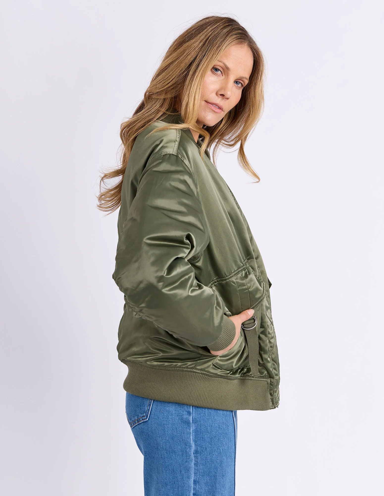 Foxwood Lucy Bomber Khaki - Image 5
