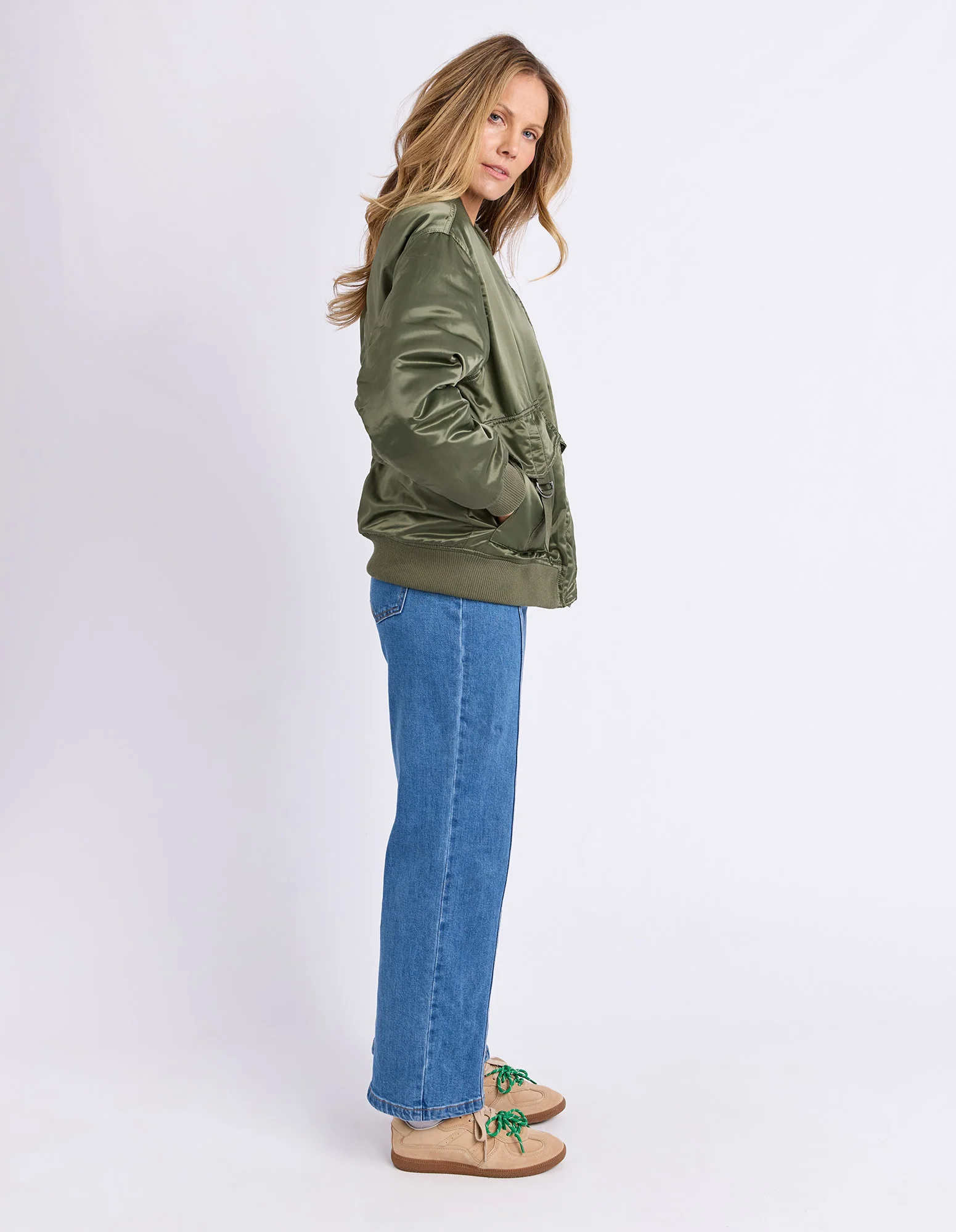 Foxwood Lucy Bomber Khaki - Image 6