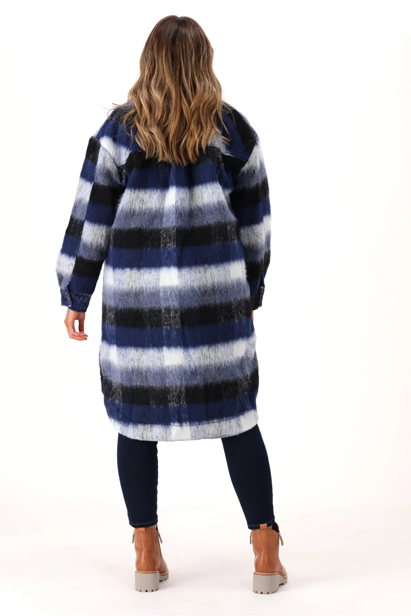 Foxwood Nellie Jacket Blue Check - Image 11