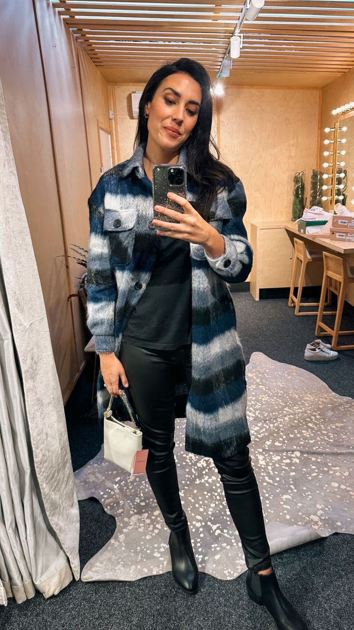 Foxwood Nellie Jacket Blue Check - Image 2