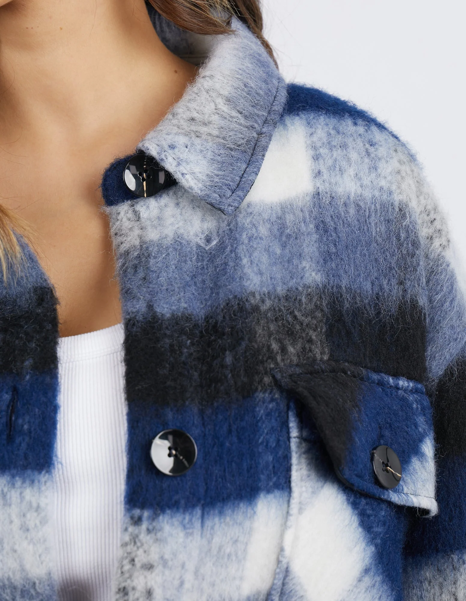 Foxwood Nellie Jacket Blue Check - Image 5