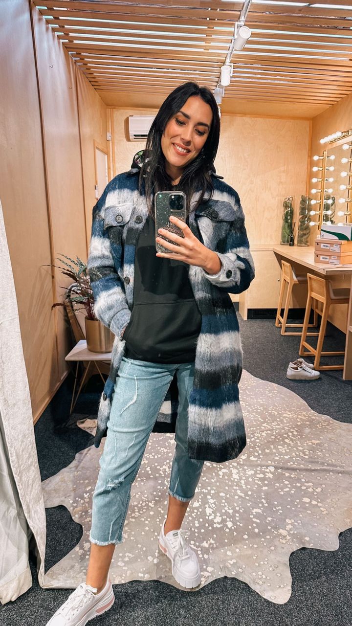 Foxwood Nellie Jacket Blue Check - Image 6