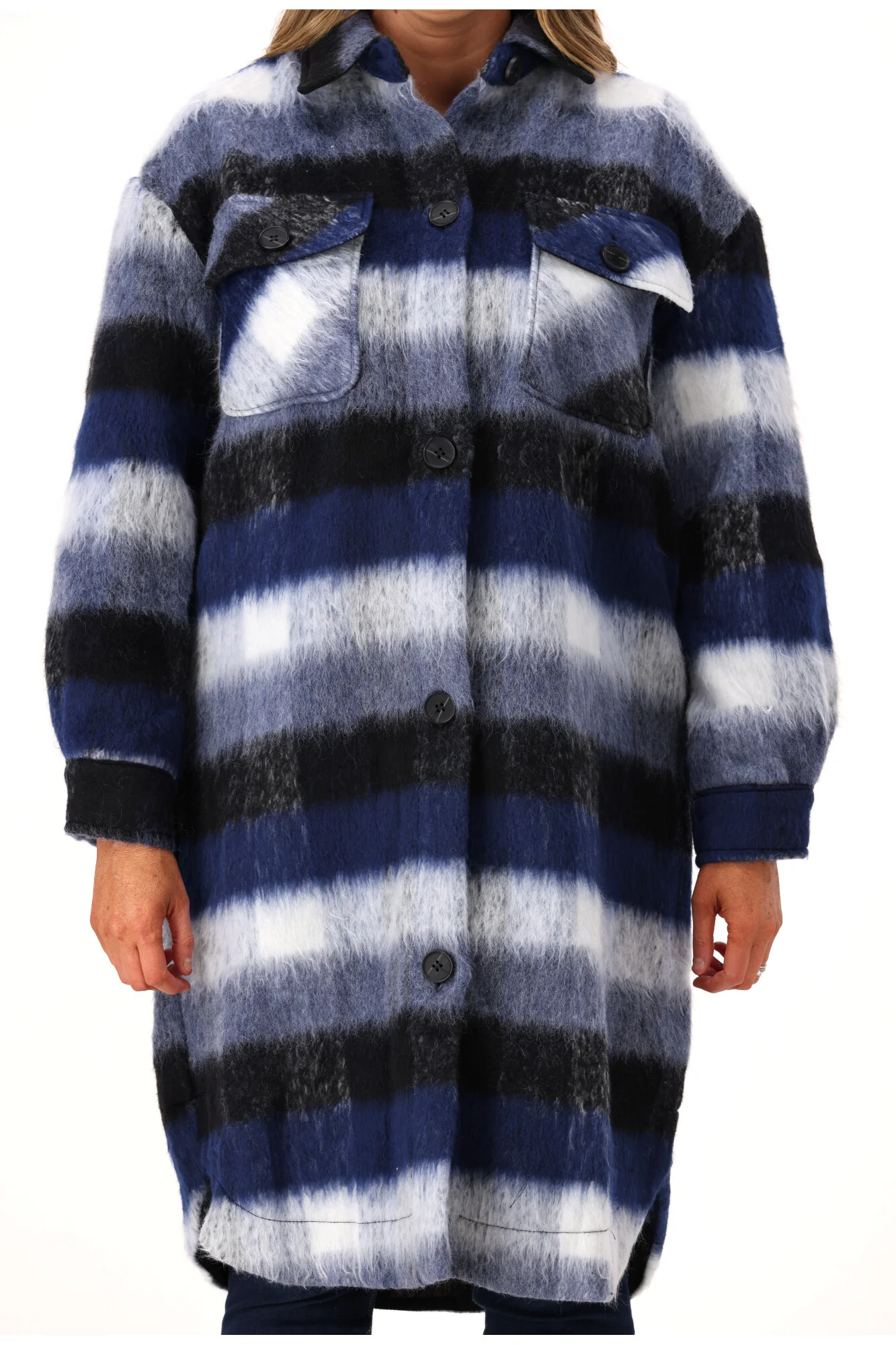 Foxwood Nellie Jacket Blue Check - Image 8