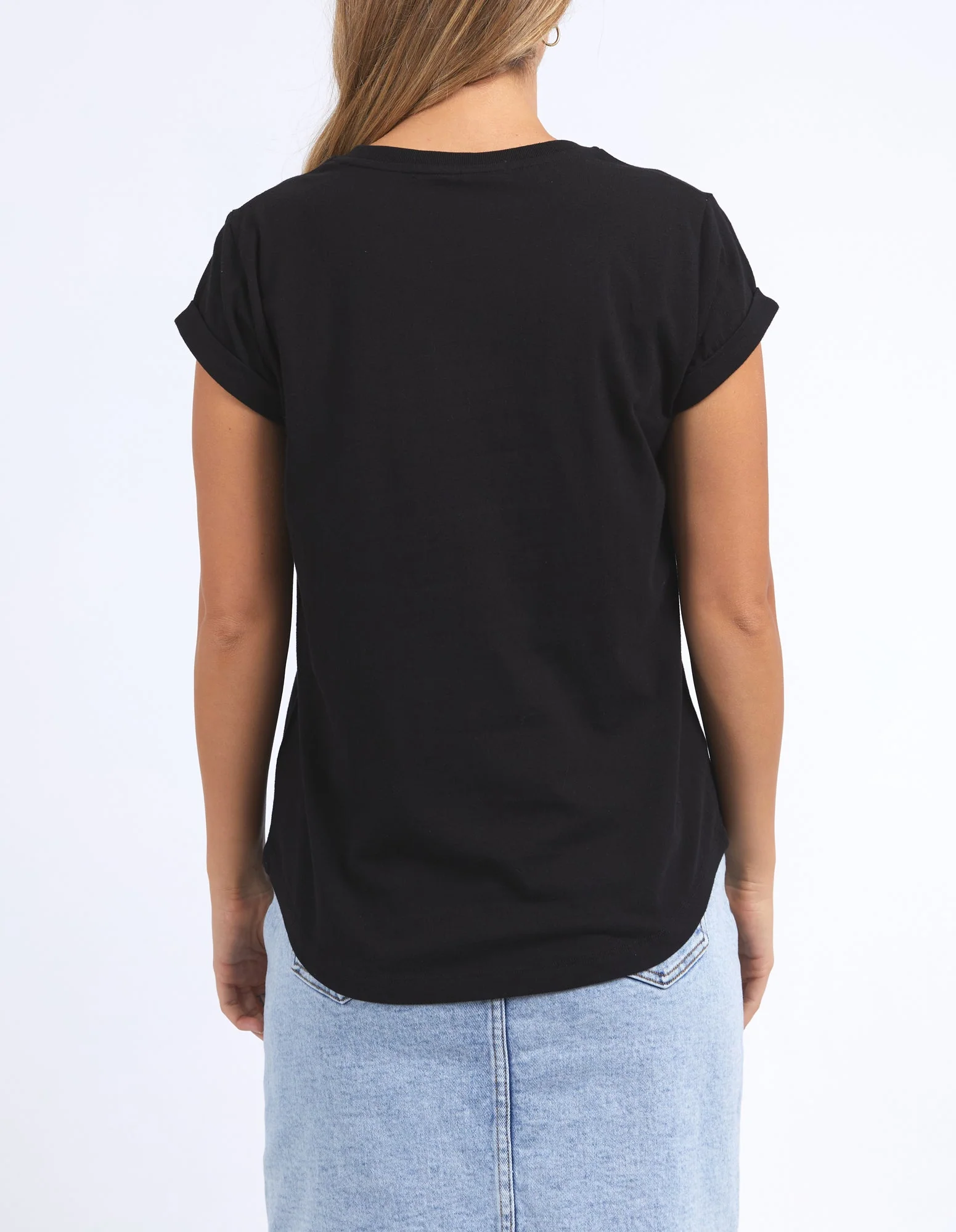 Foxwood Outline Tee Black - Image 4