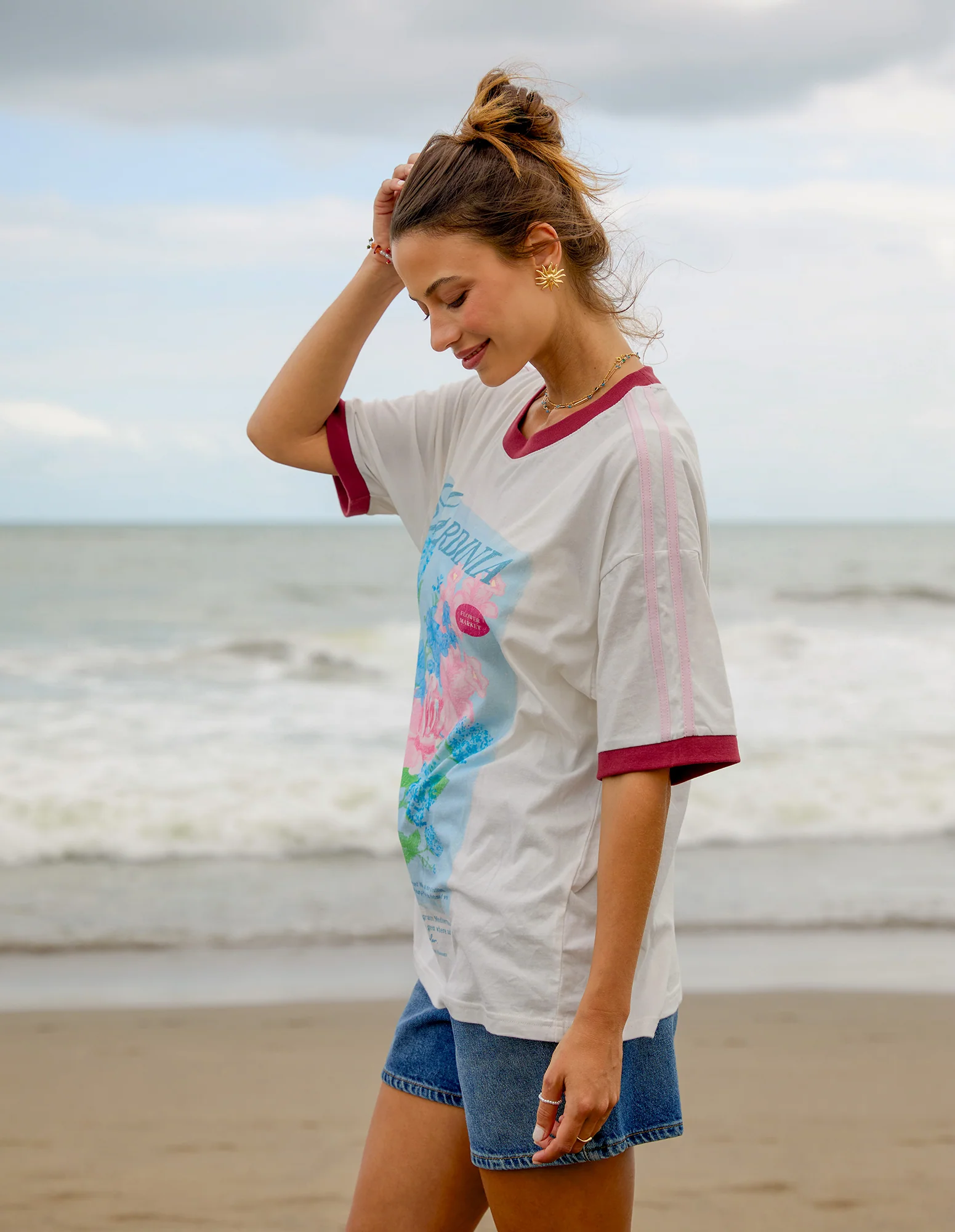 Foxwood Posy Tee White - Image 10