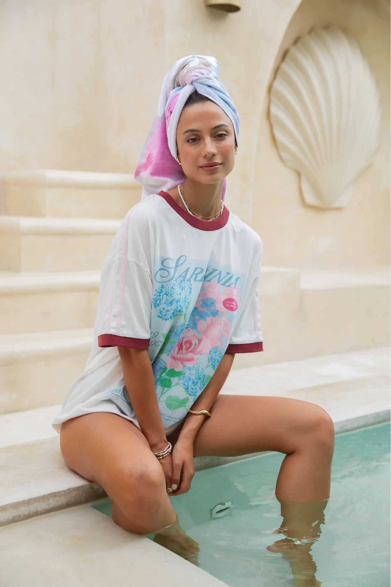 Foxwood Posy Tee White - Image 2
