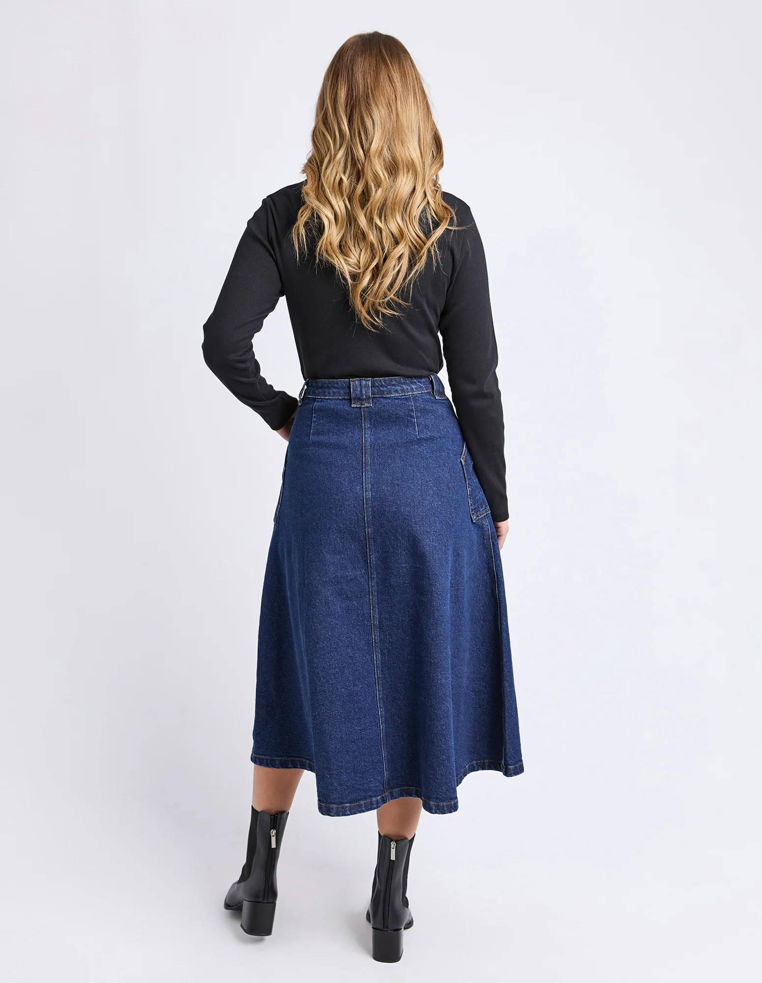 Foxwood Potter Skirt Dark Blue - Image 7