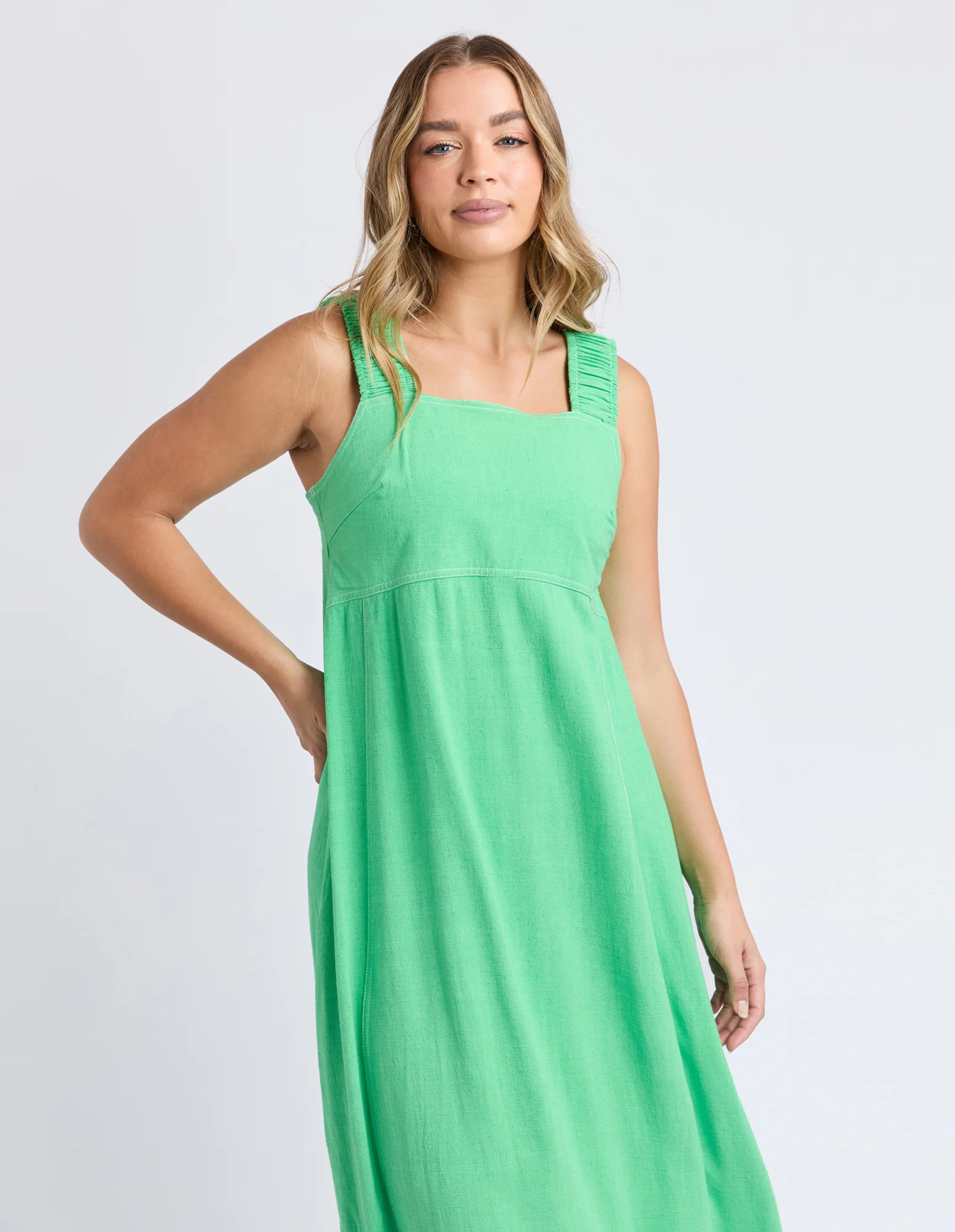 Foxwood Sage Dress Irish Green - Image 2
