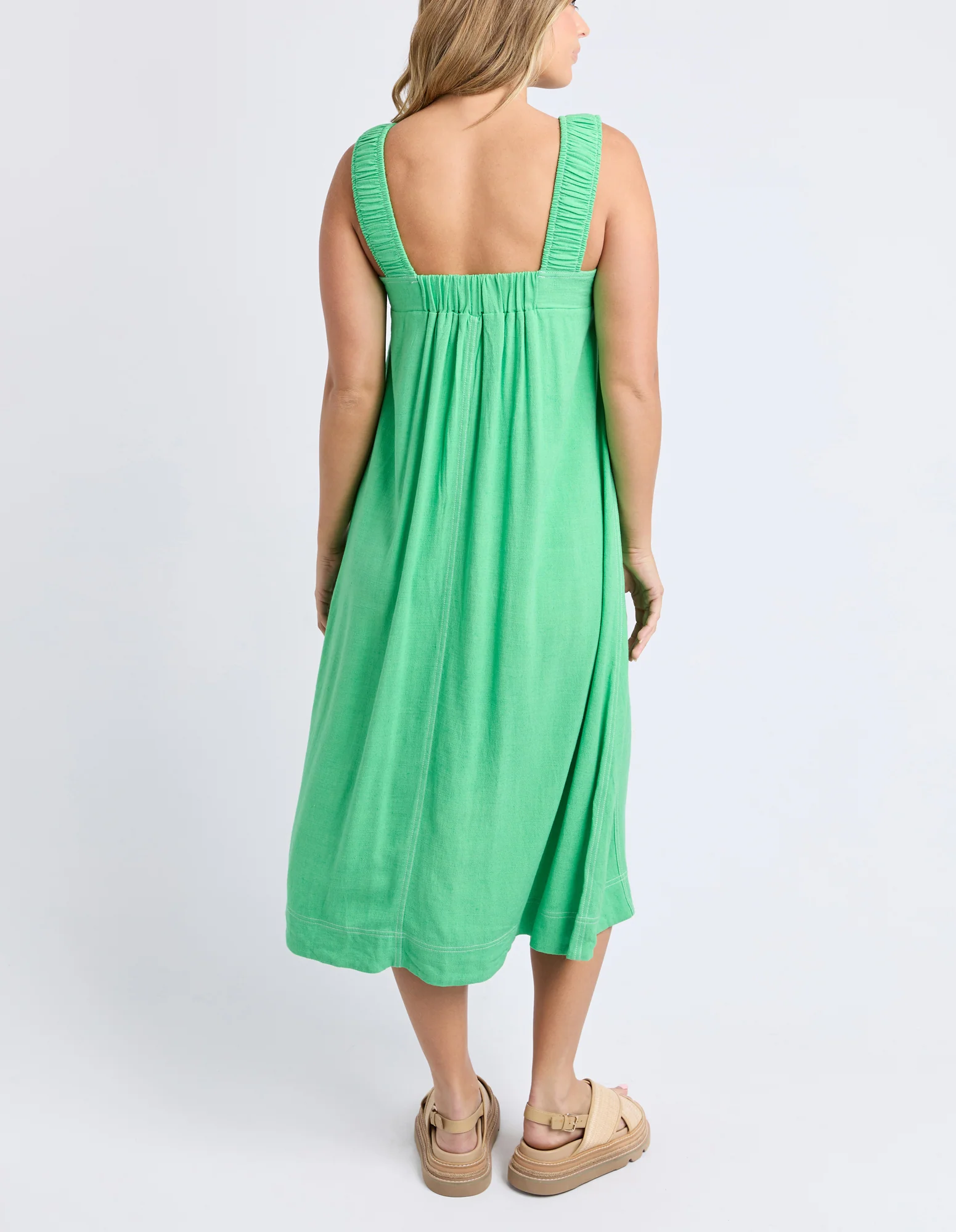 Foxwood Sage Dress Irish Green - Image 8