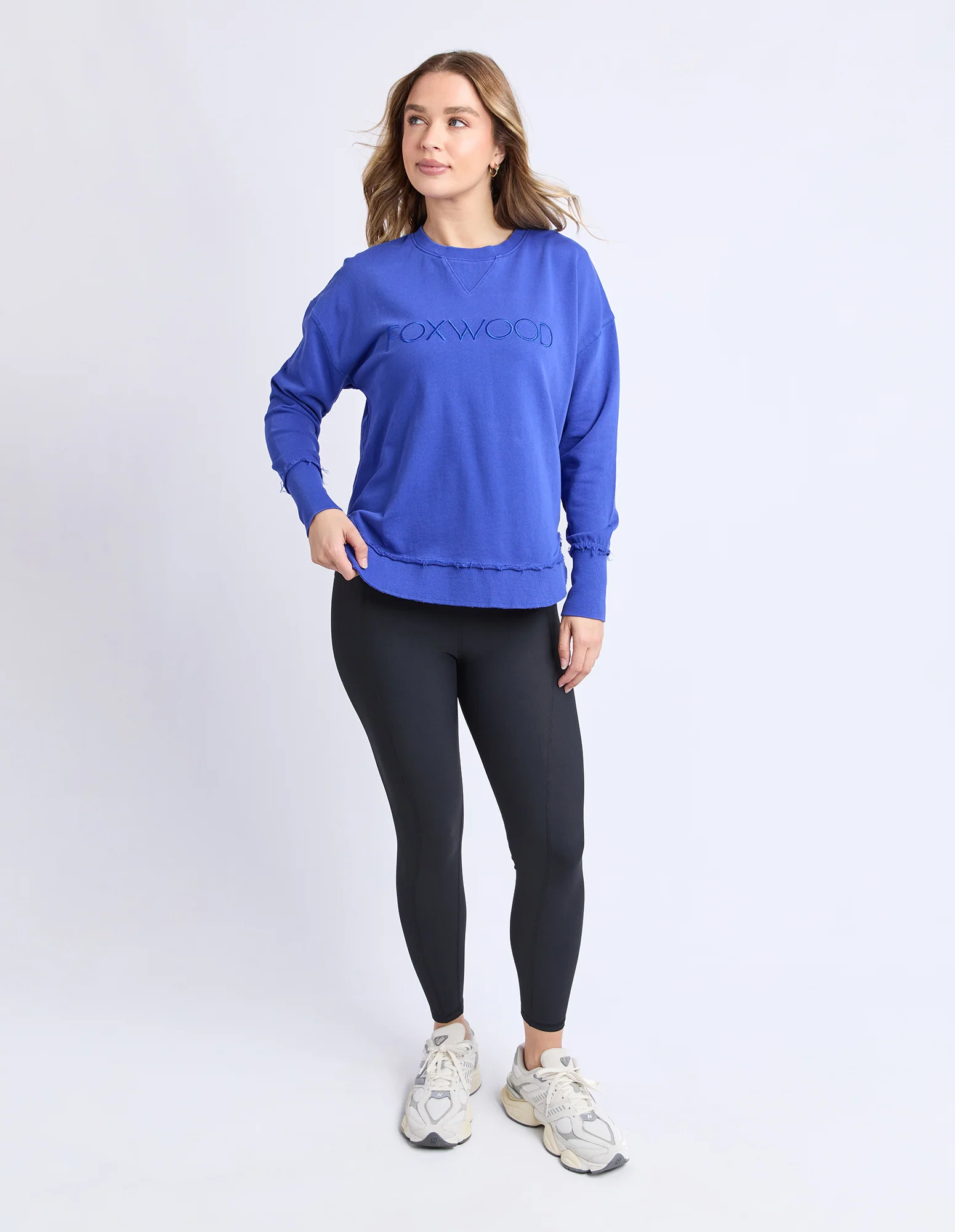 Foxwood Simplified Crew Dazzling Blue - Image 2