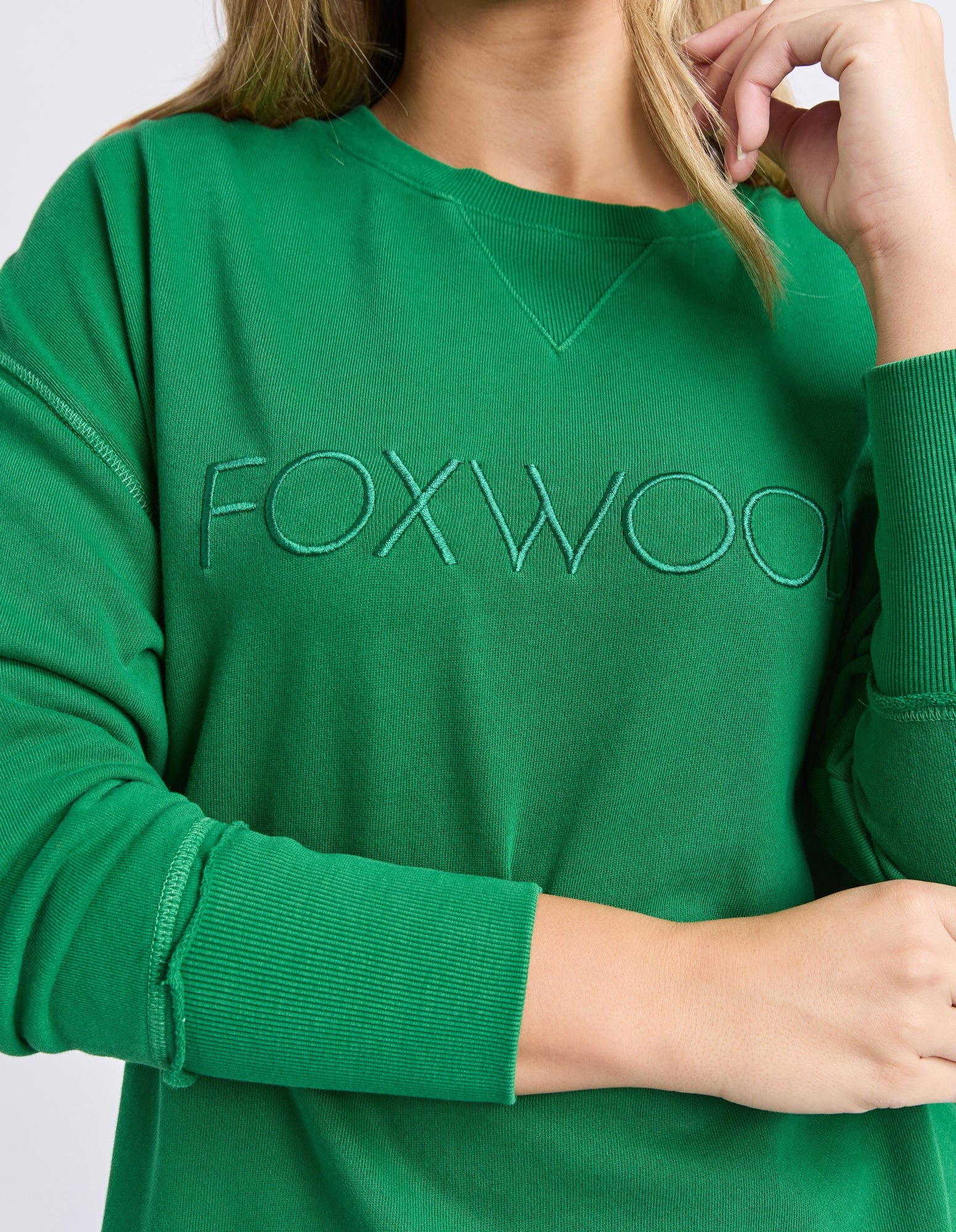 Foxwood Simplified Crew Green - Image 3
