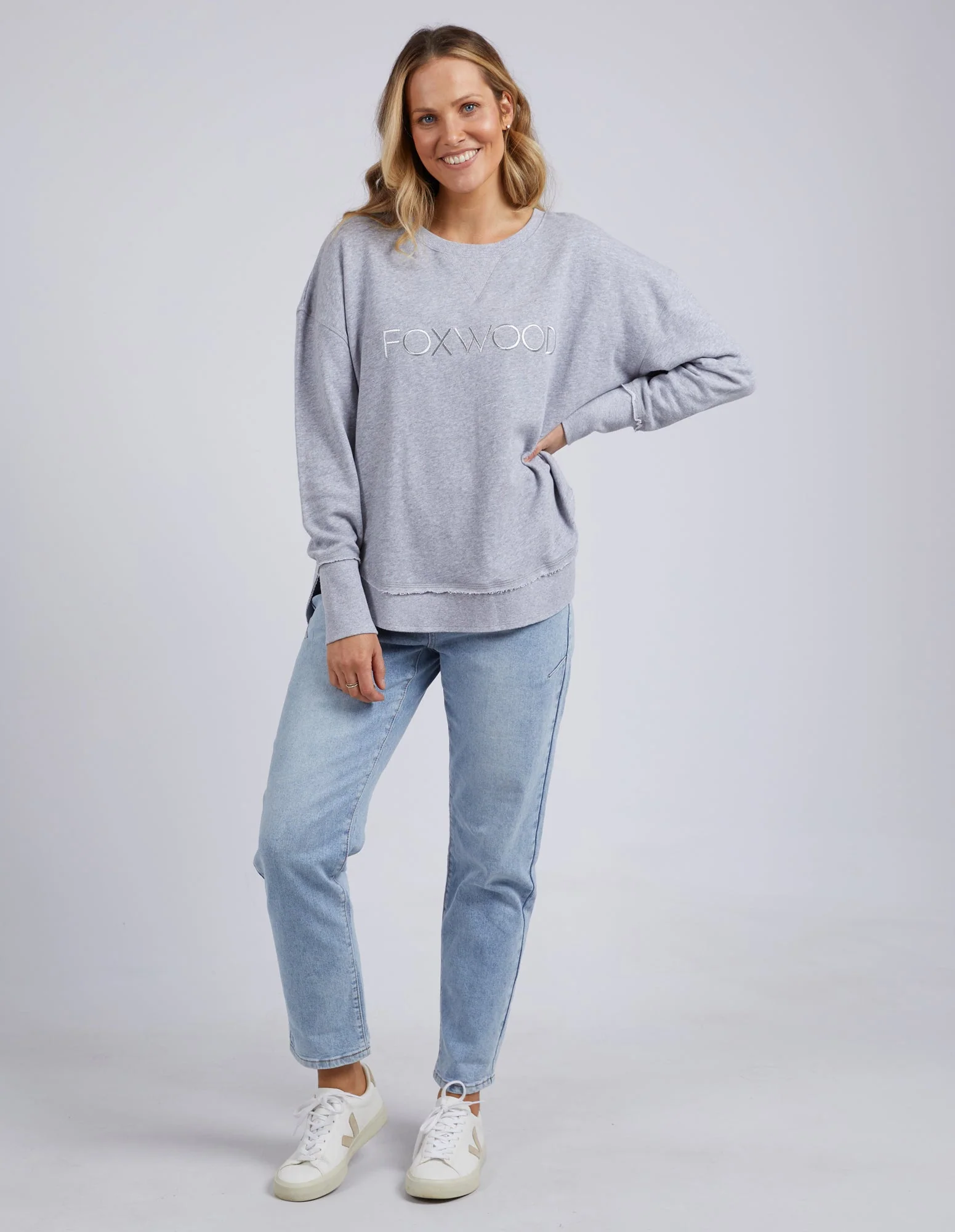 Foxwood Simplified Crew Grey Marle - Image 3