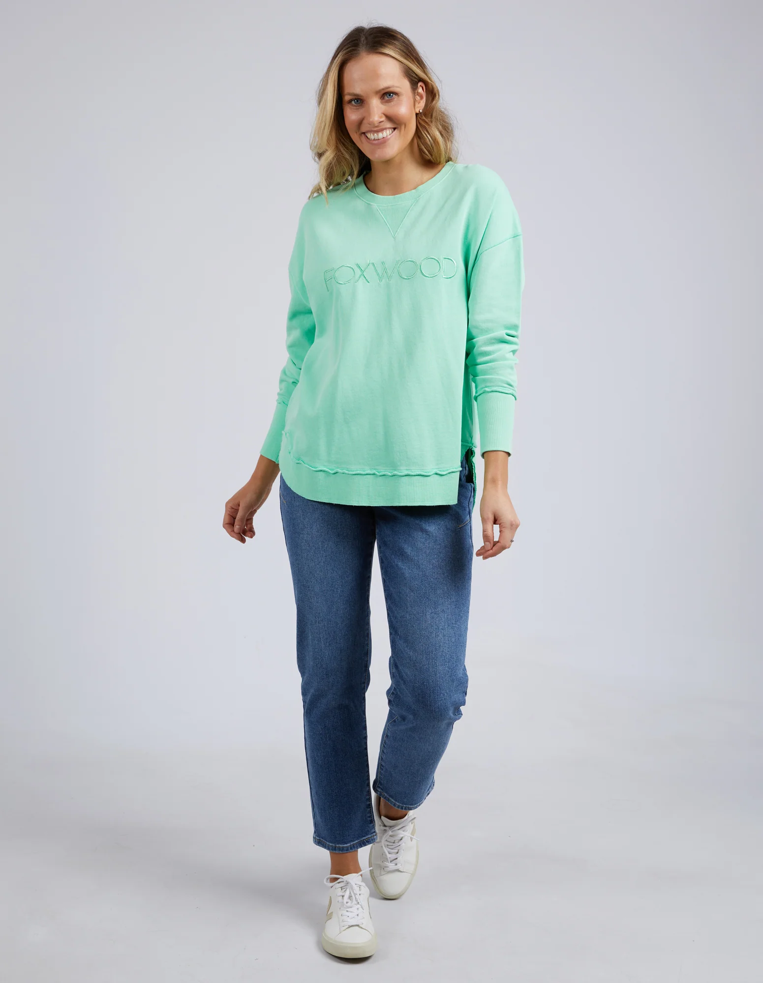 Foxwood Simplified Crew Mint - Image 2