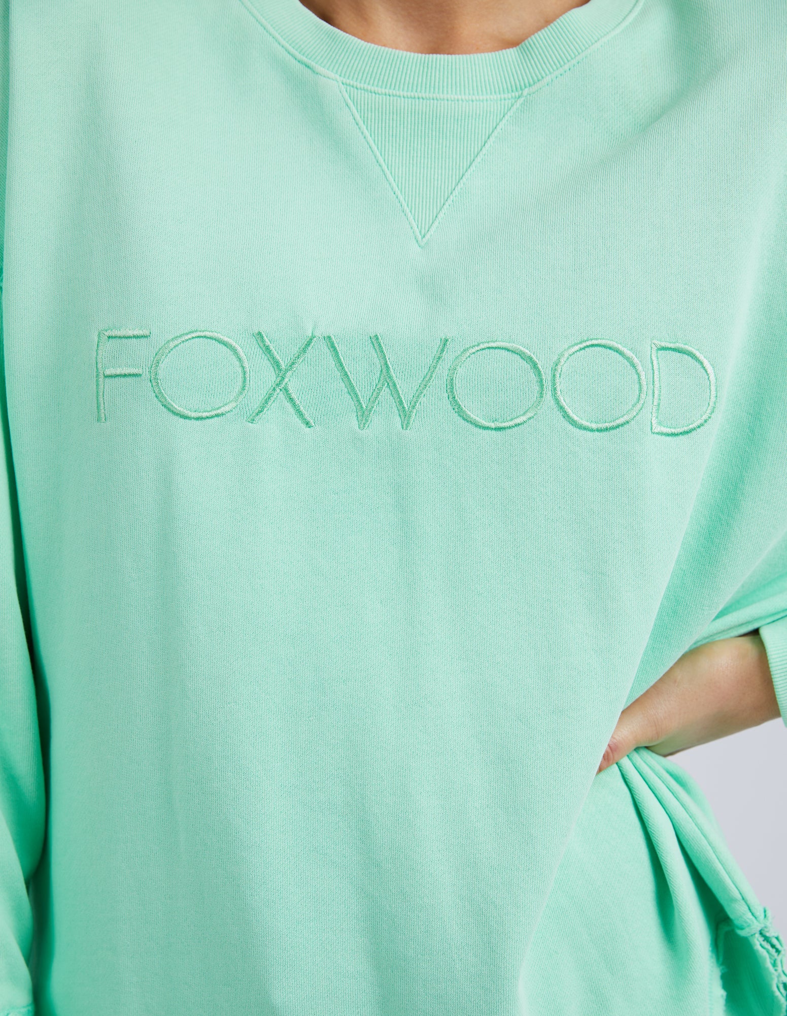Foxwood Simplified Crew Mint - Image 3