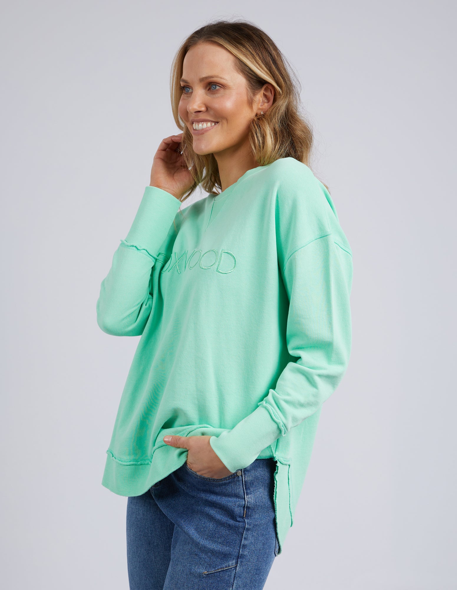 Foxwood Simplified Crew Mint - Image 4