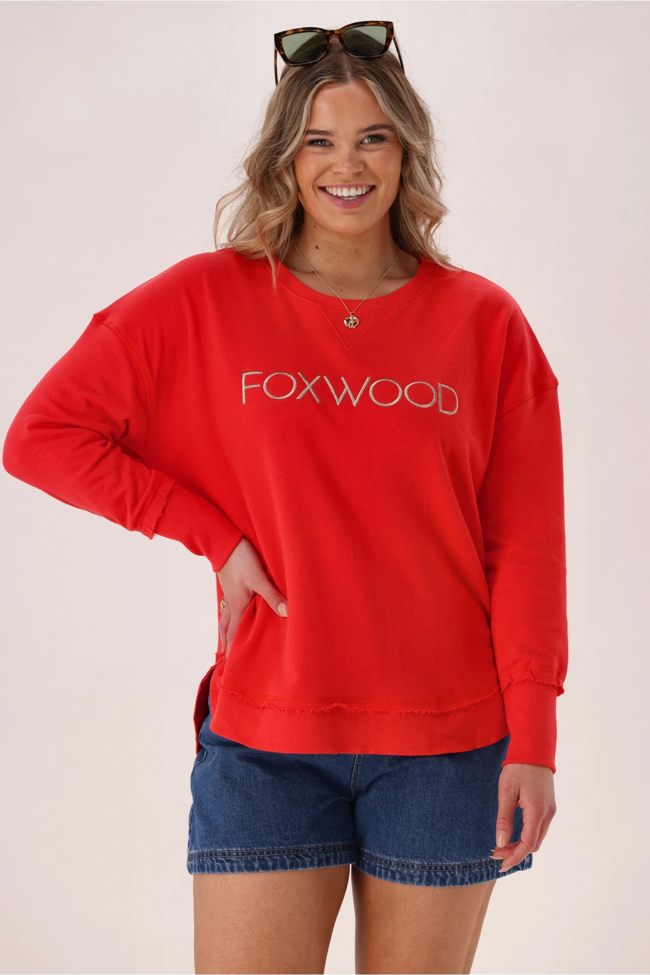 Foxwood Simplified Crew Red - Image 6