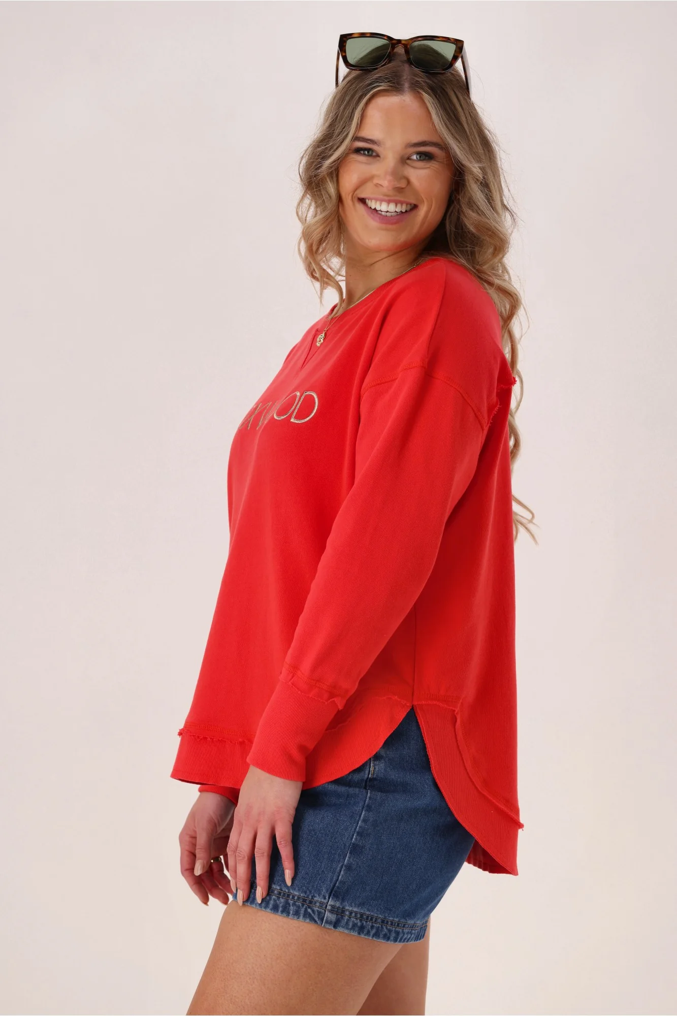 Foxwood Simplified Crew Red - Image 7