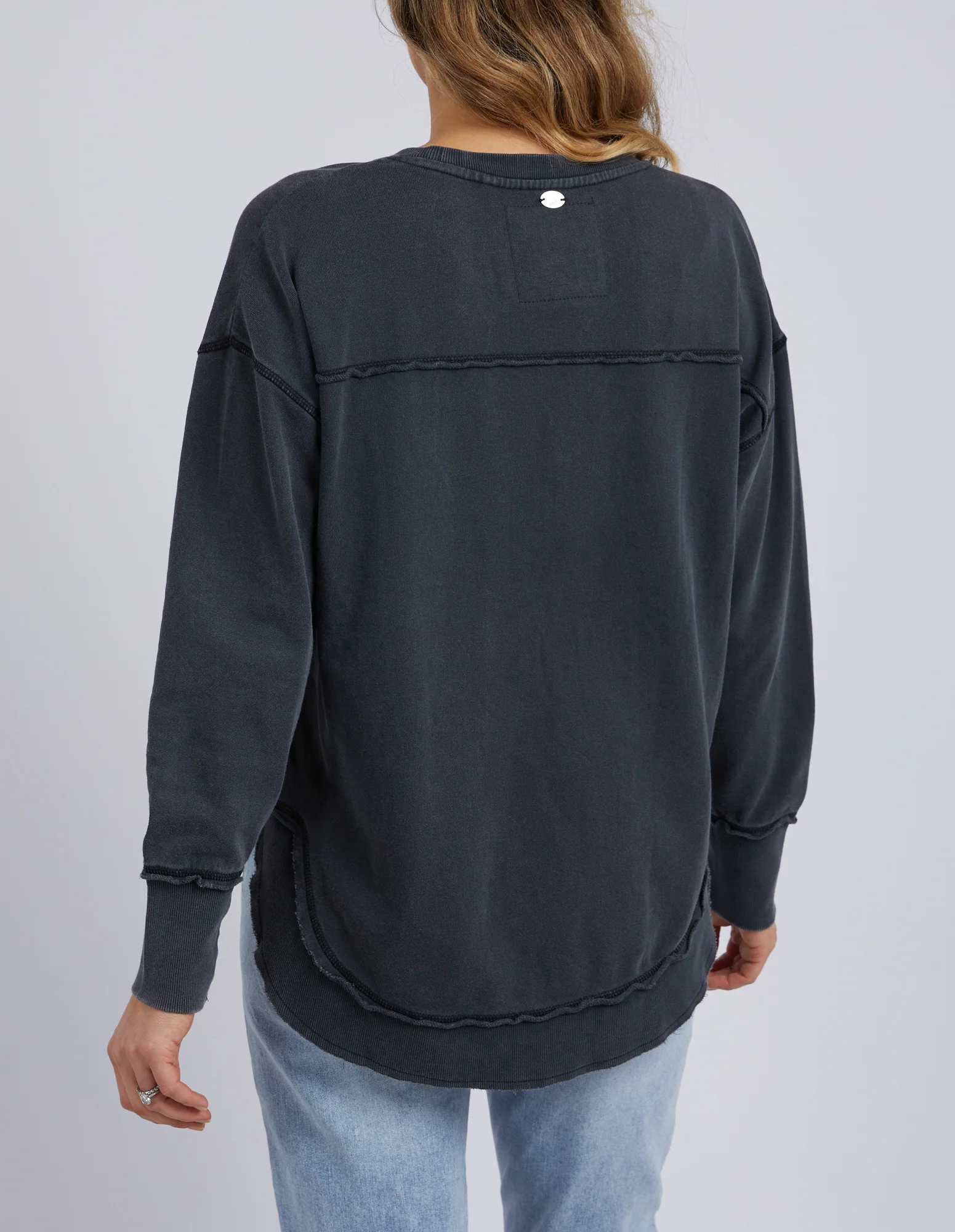 Foxwood Simplified Crew Washed Black - Image 6