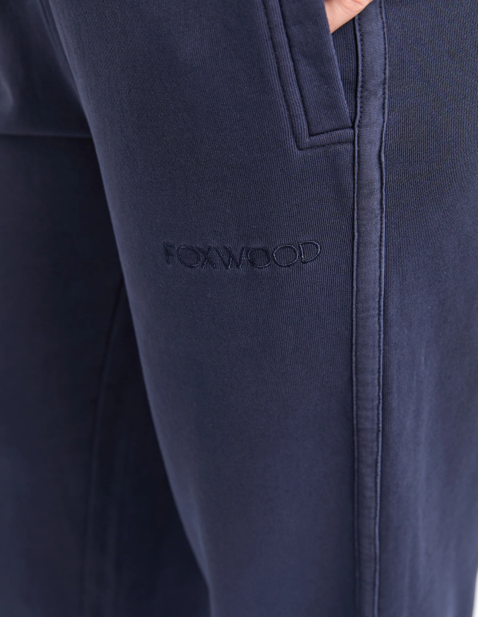 Foxwood Simplified Track Pant Navy - Image 3