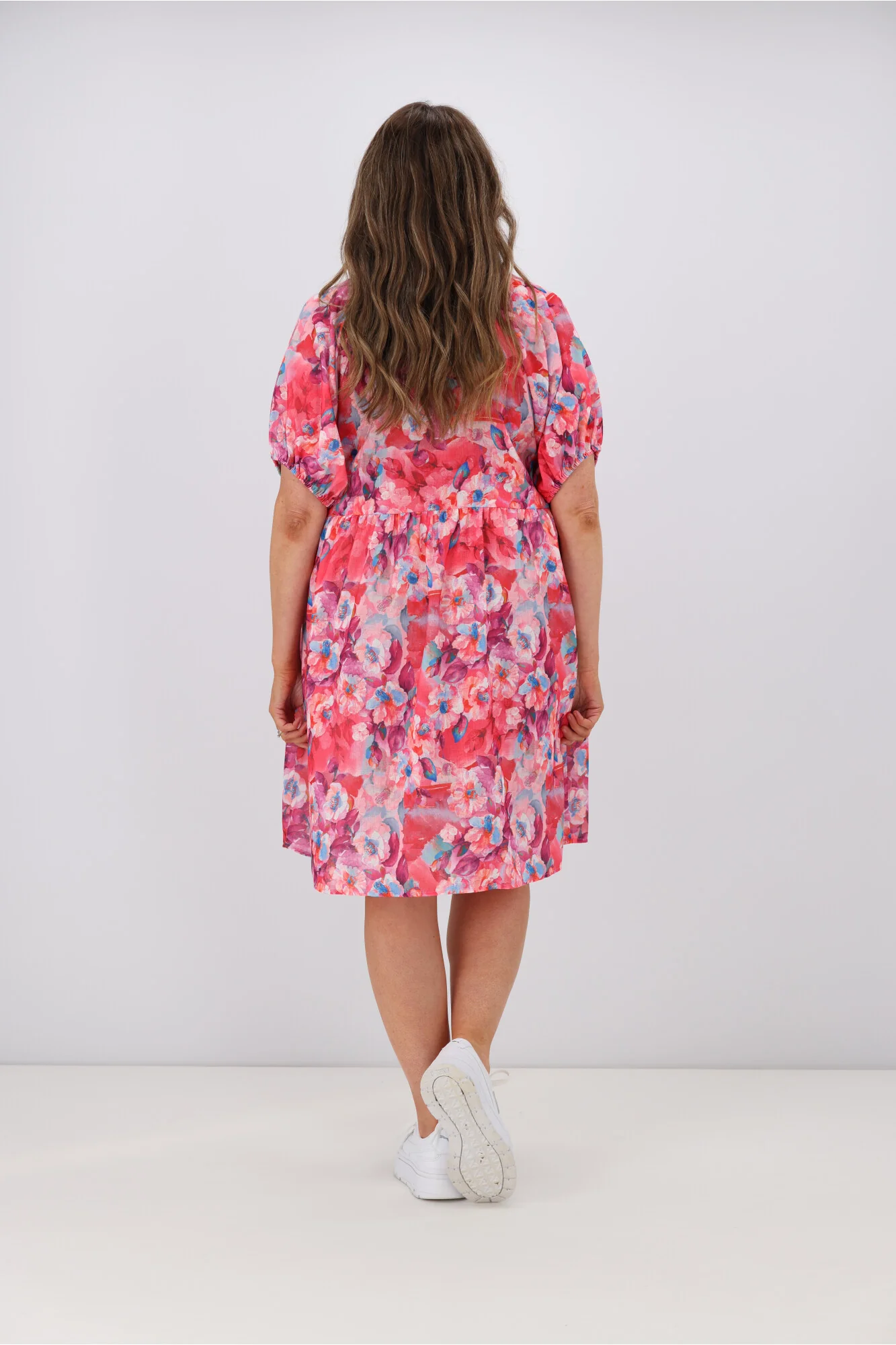 Gloss by Shine On Jadore Floral Dress Pink Floral - Image 6