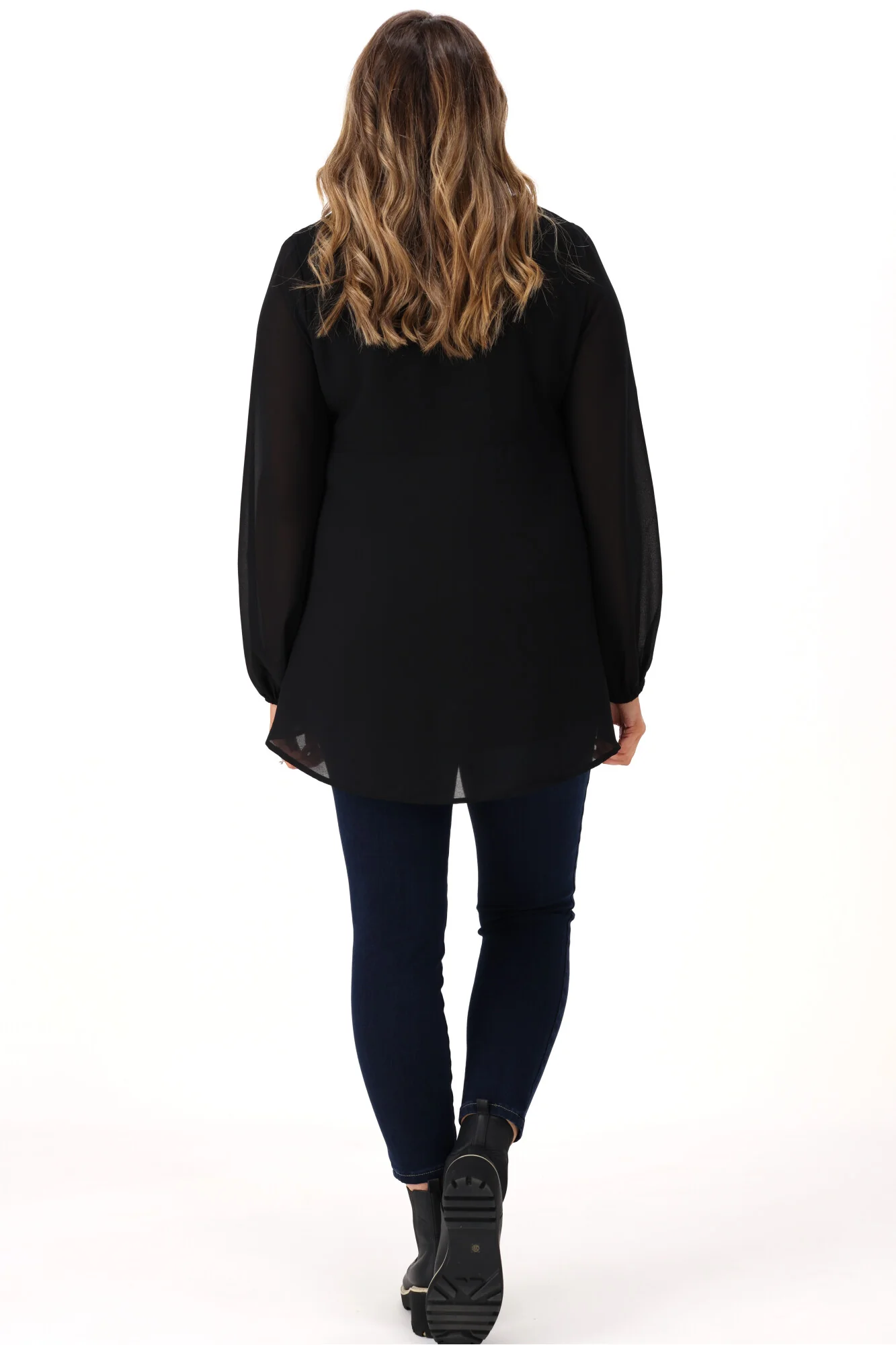 Gloss by Shine On Melli Flared Top Black - Image 7