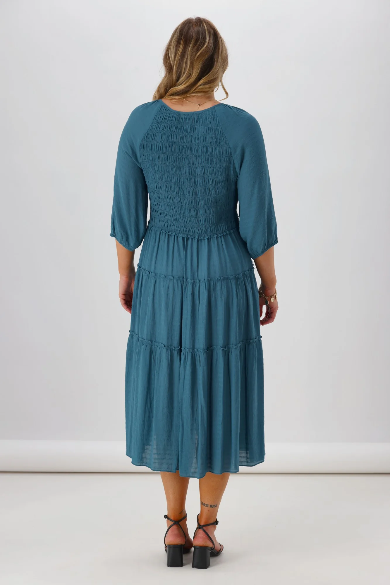 Gloss The Label Alouette Dress Blue - Image 4