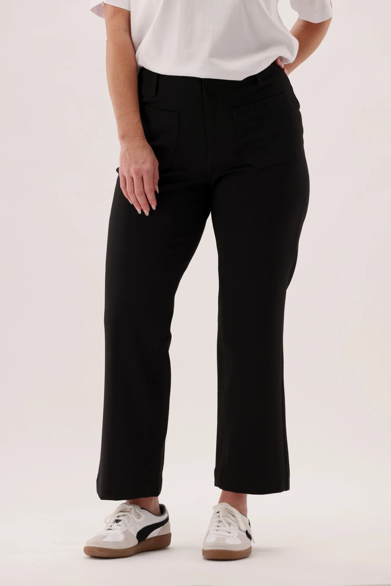 Gloss The Label Baltic Ponte Pant Black - Image 4