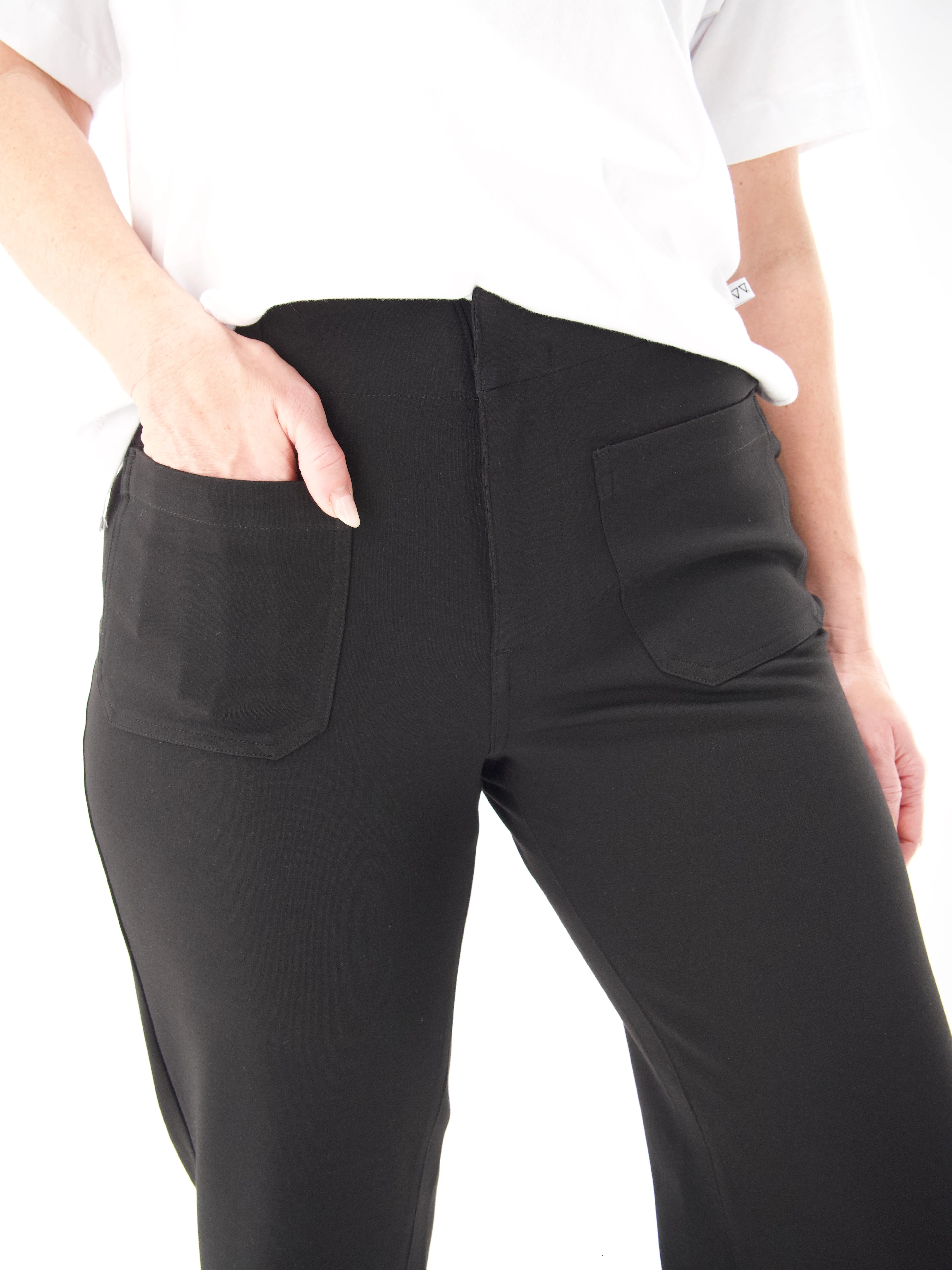 Gloss The Label Baltic Ponte Pant Black - Image 6