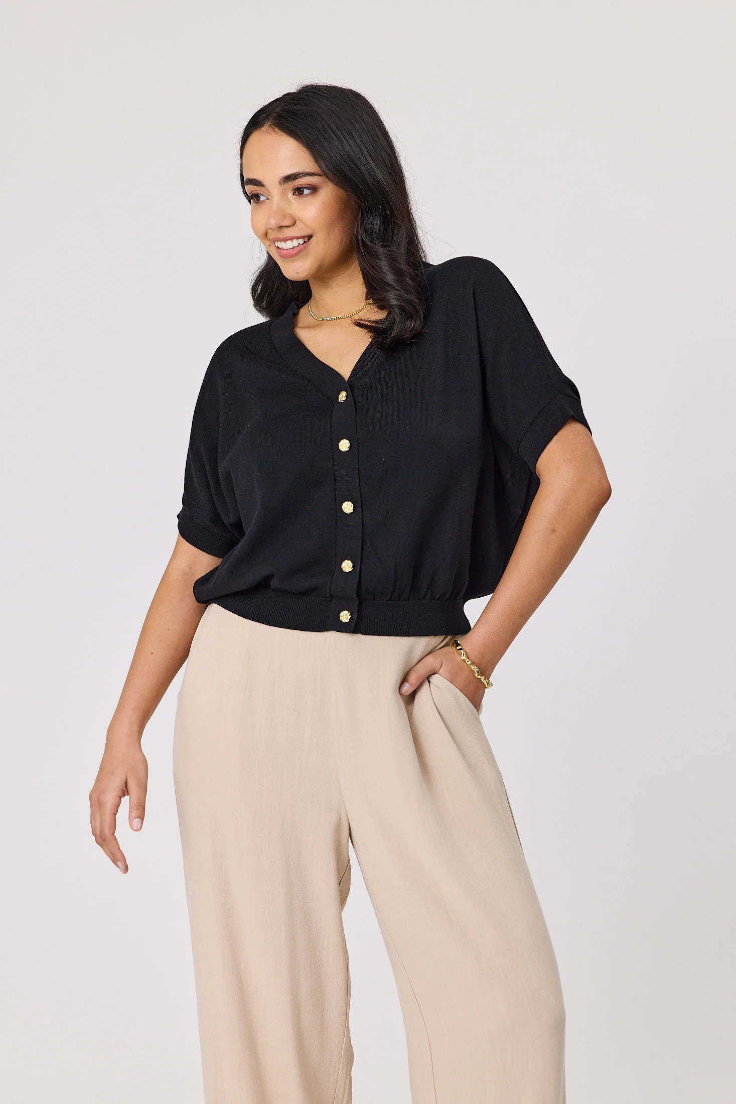 Gloss The Label Carla Pant Natural - Image 5