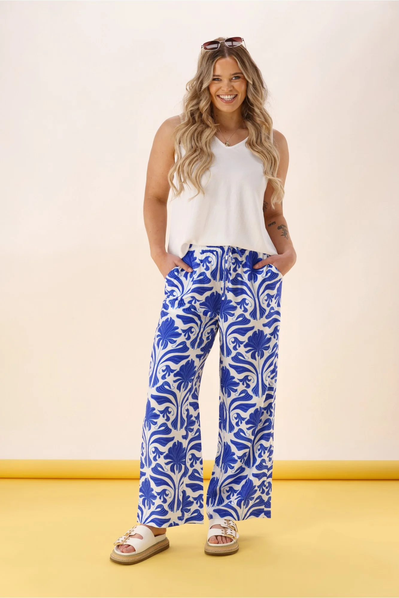 Gloss The Label Ione Pant Print - Image 5