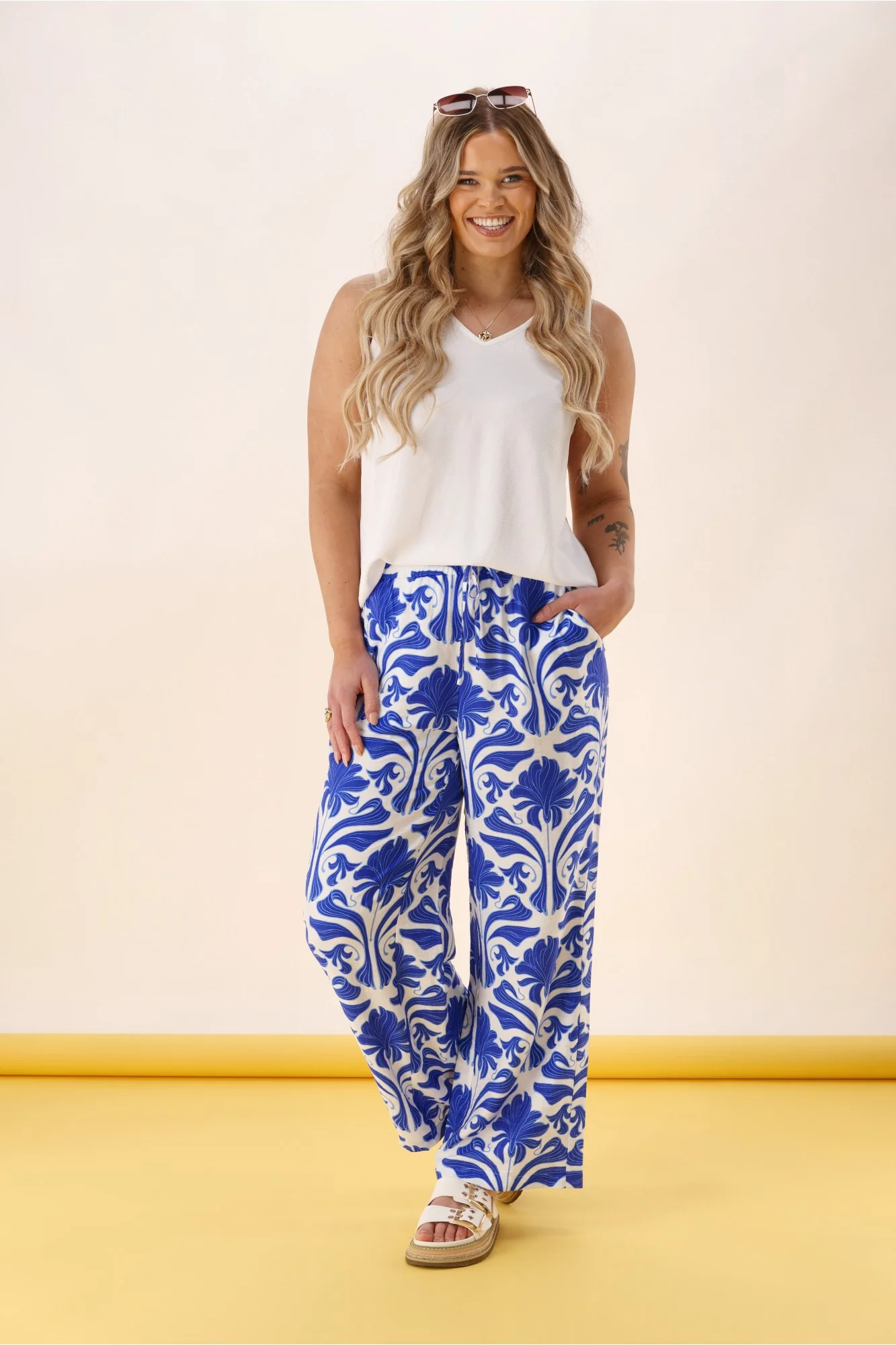 Gloss The Label Ione Pant Print - Image 7